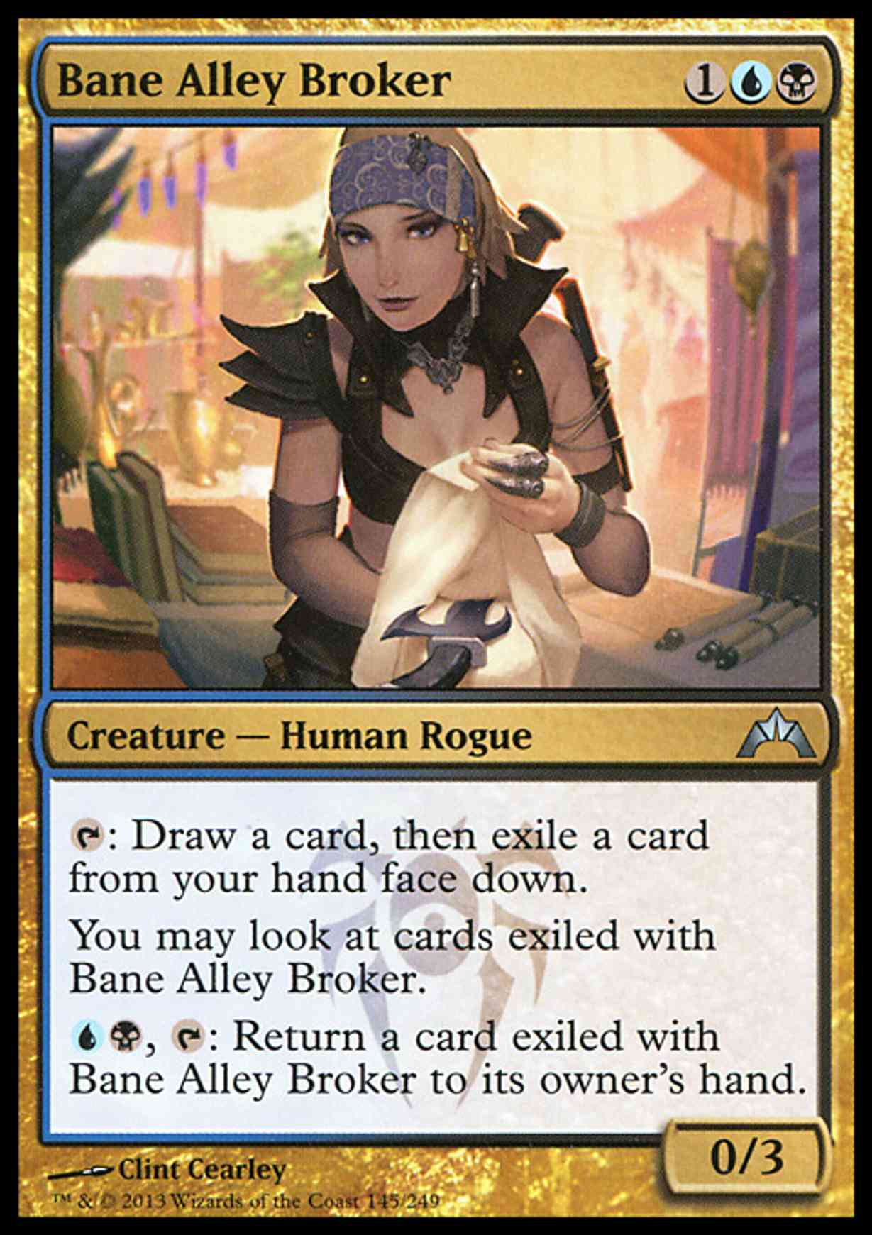 Bane Alley Broker magic card front