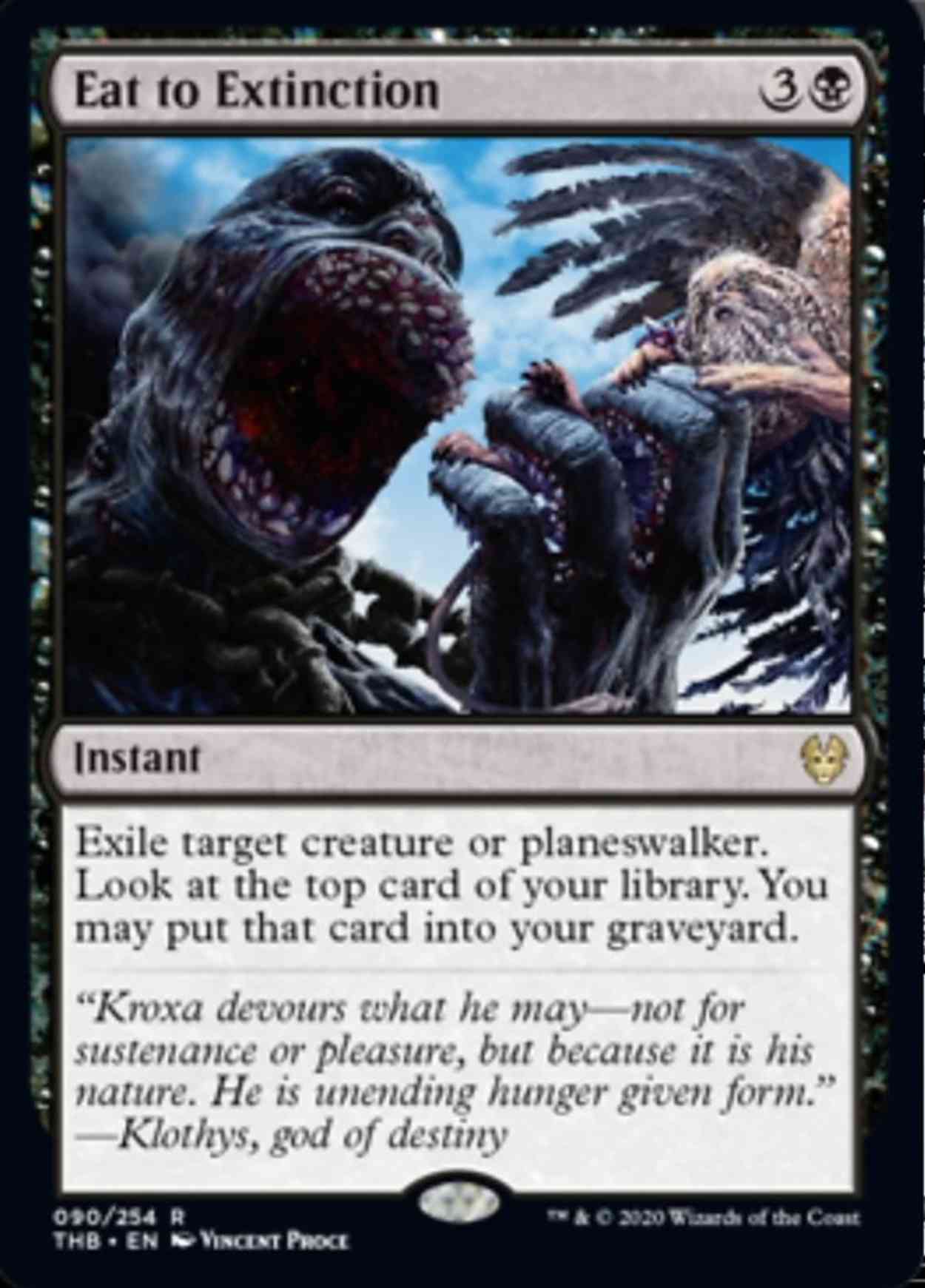 Eat to Extinction magic card front