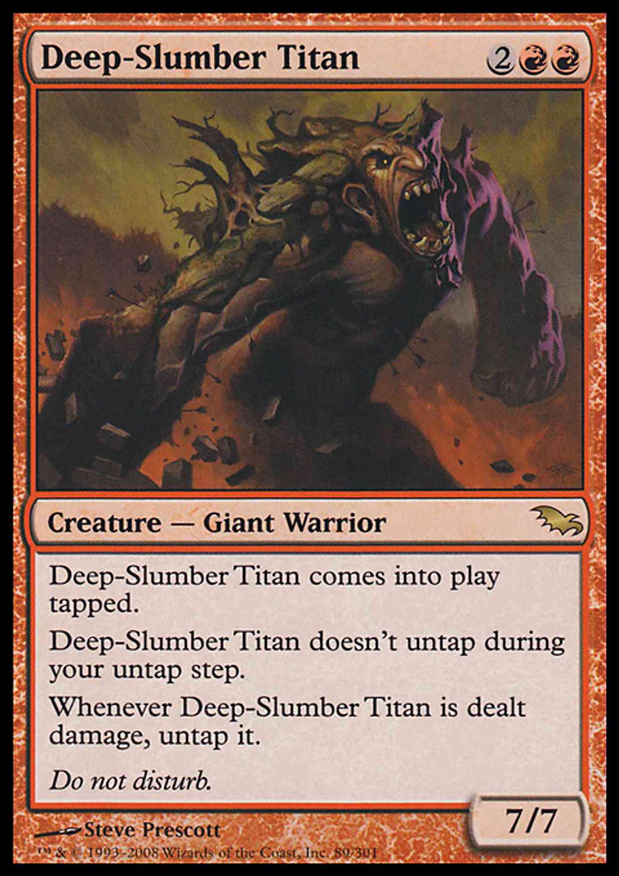 Deep-Slumber Titan magic card front