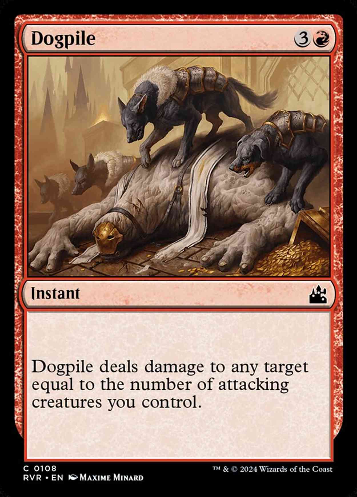 Dogpile magic card front