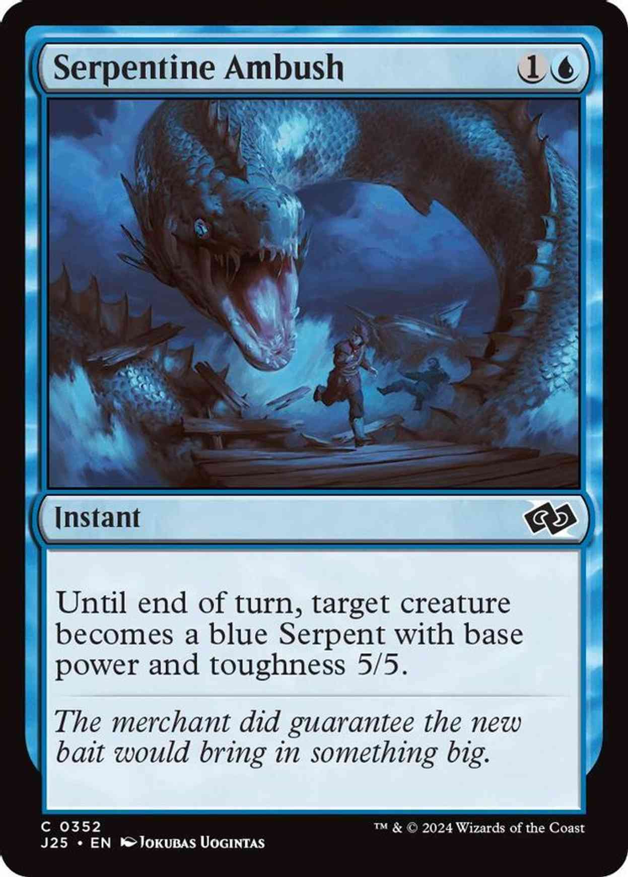 Serpentine Ambush magic card front