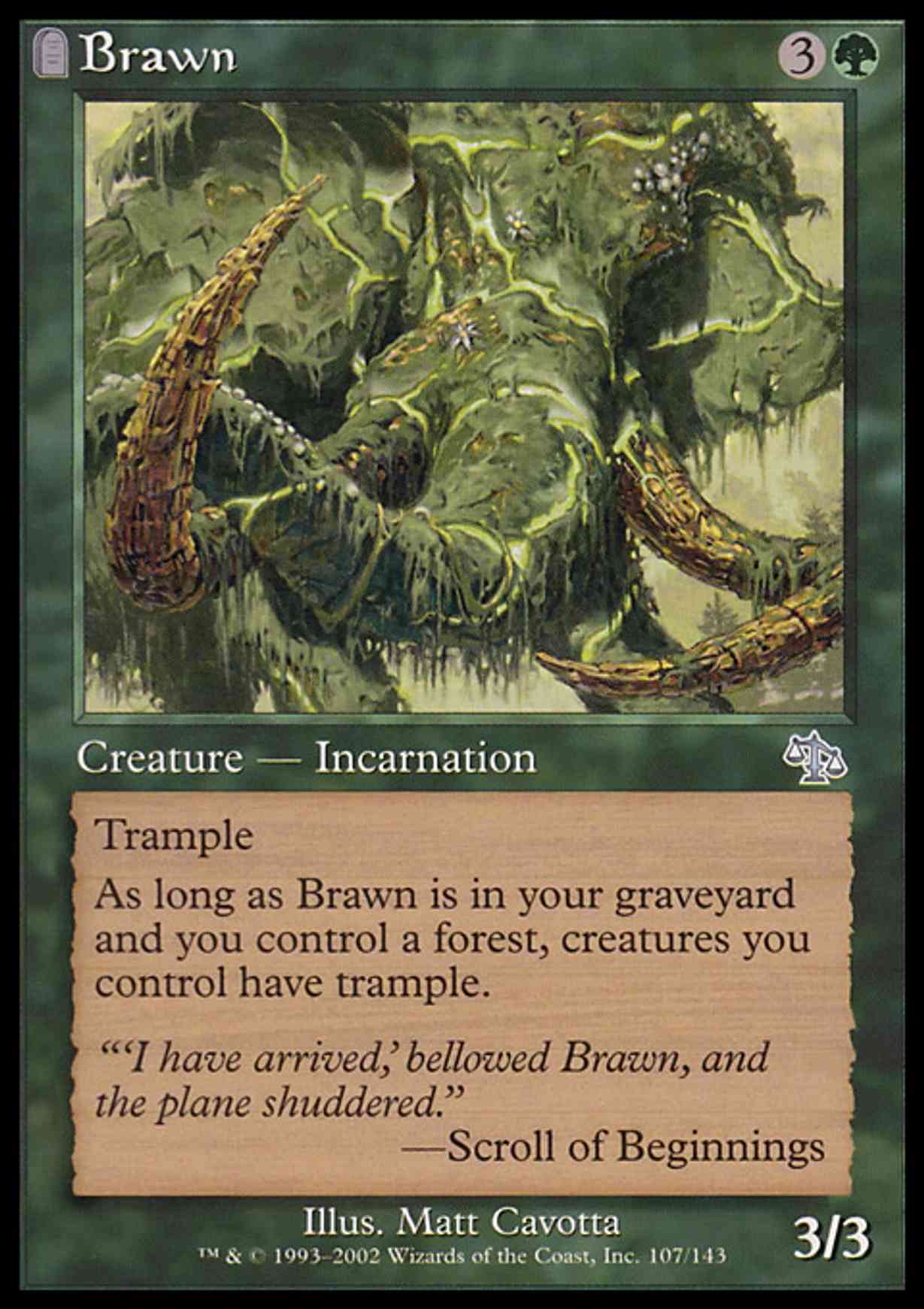 Brawn magic card front