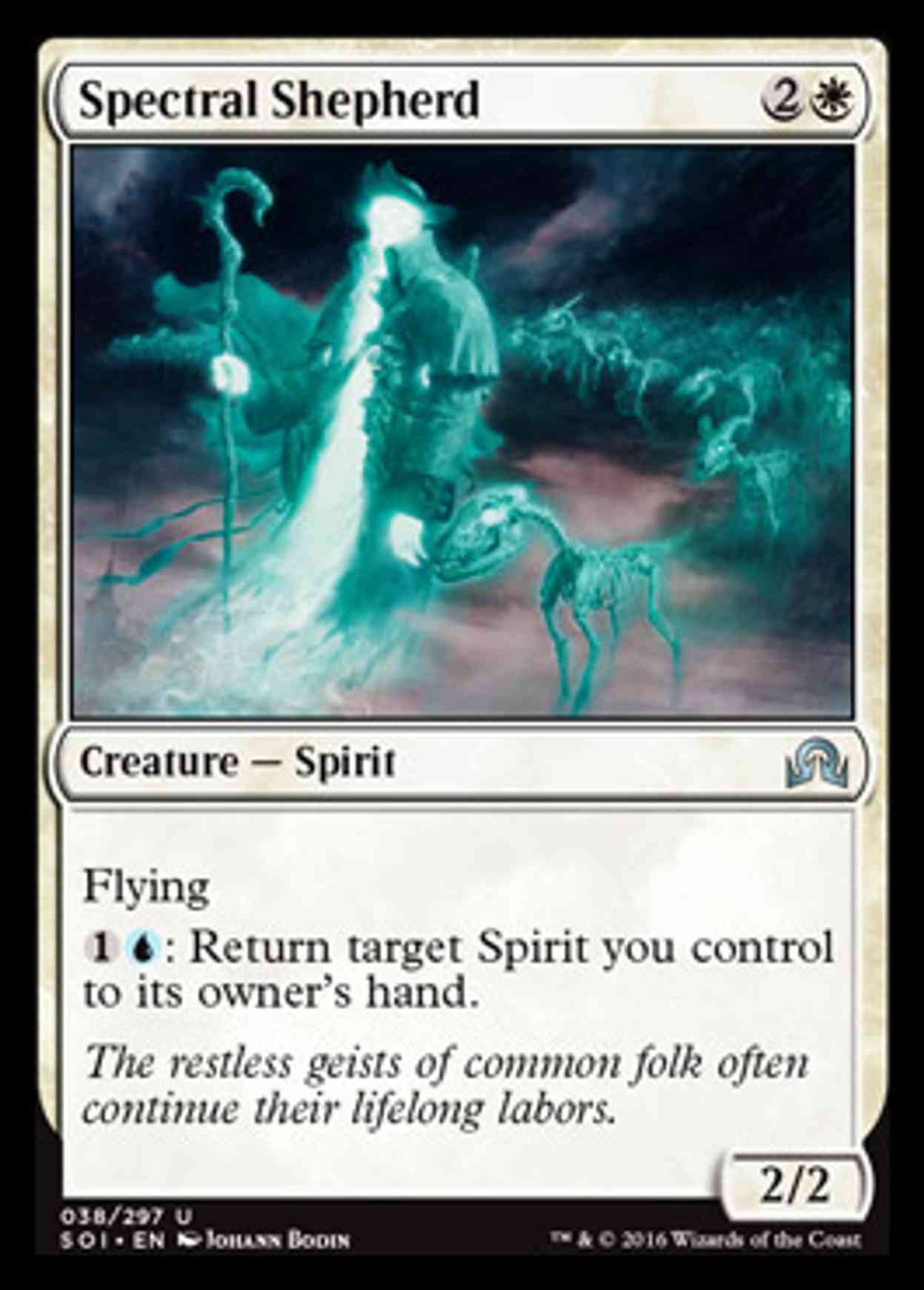 Spectral Shepherd magic card front