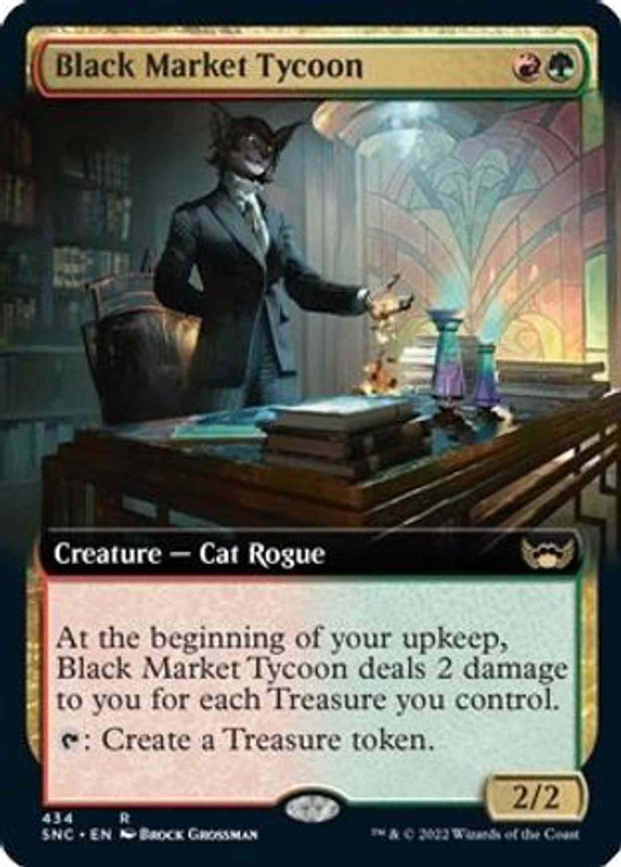 Black Market Tycoon (Extended Art) magic card front