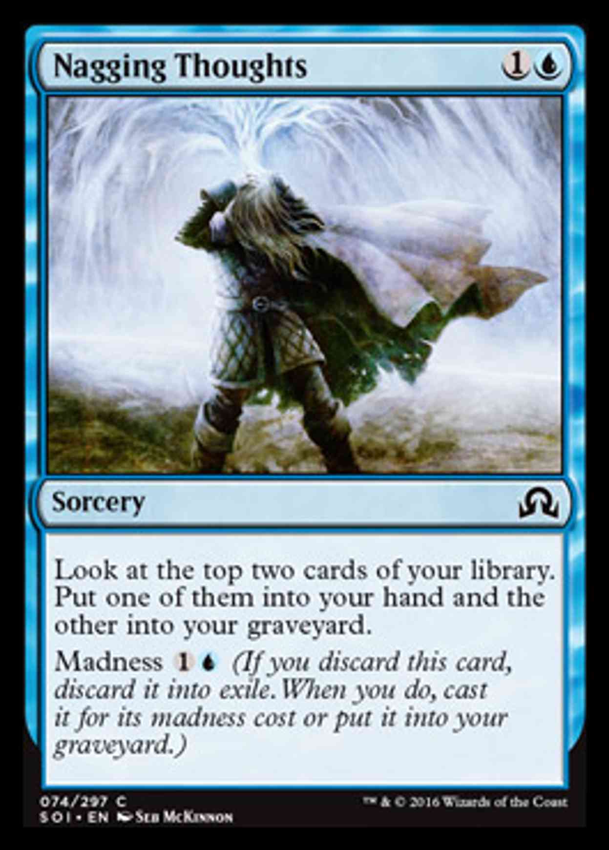 Nagging Thoughts magic card front