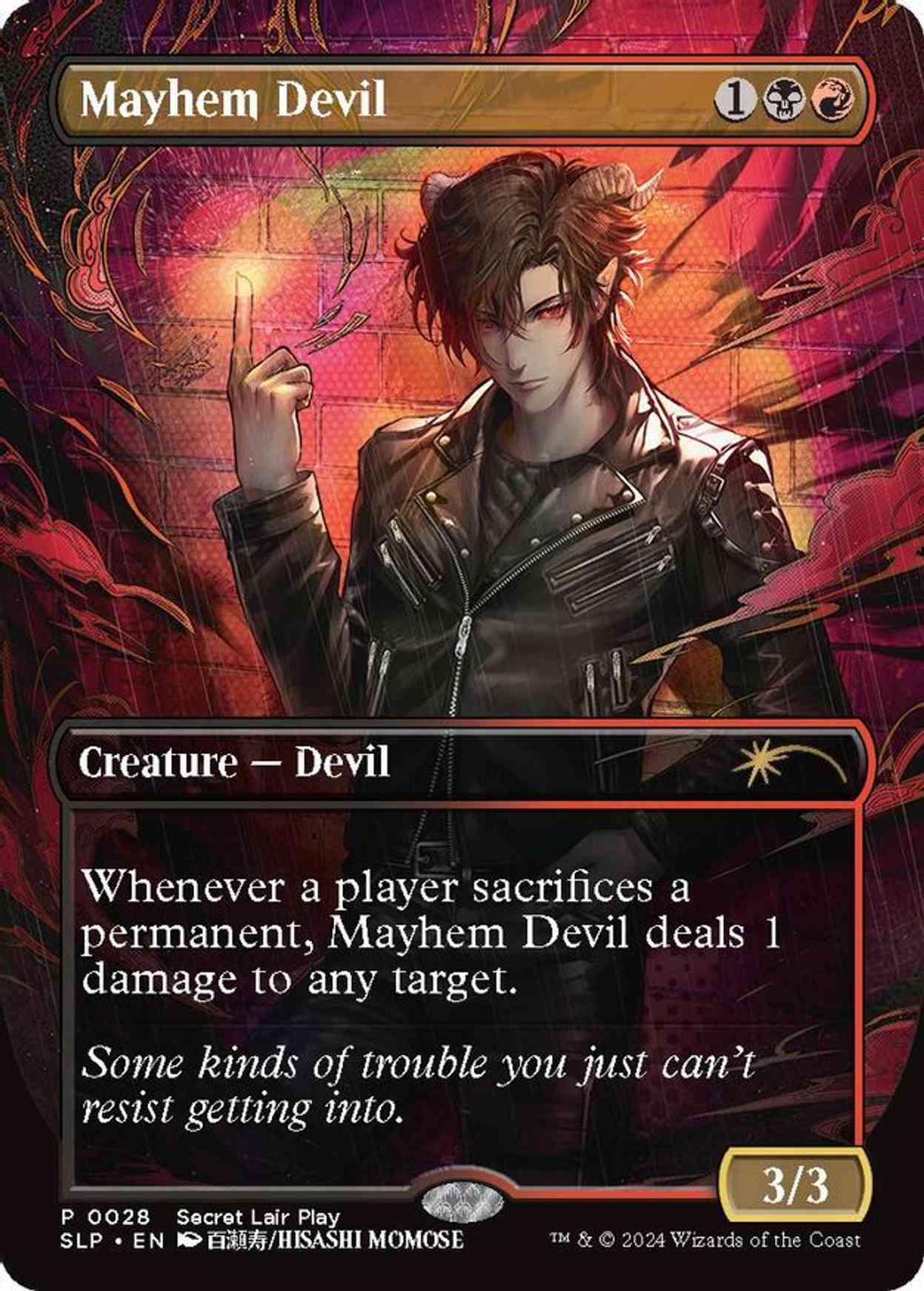 Mayhem Devil magic card front