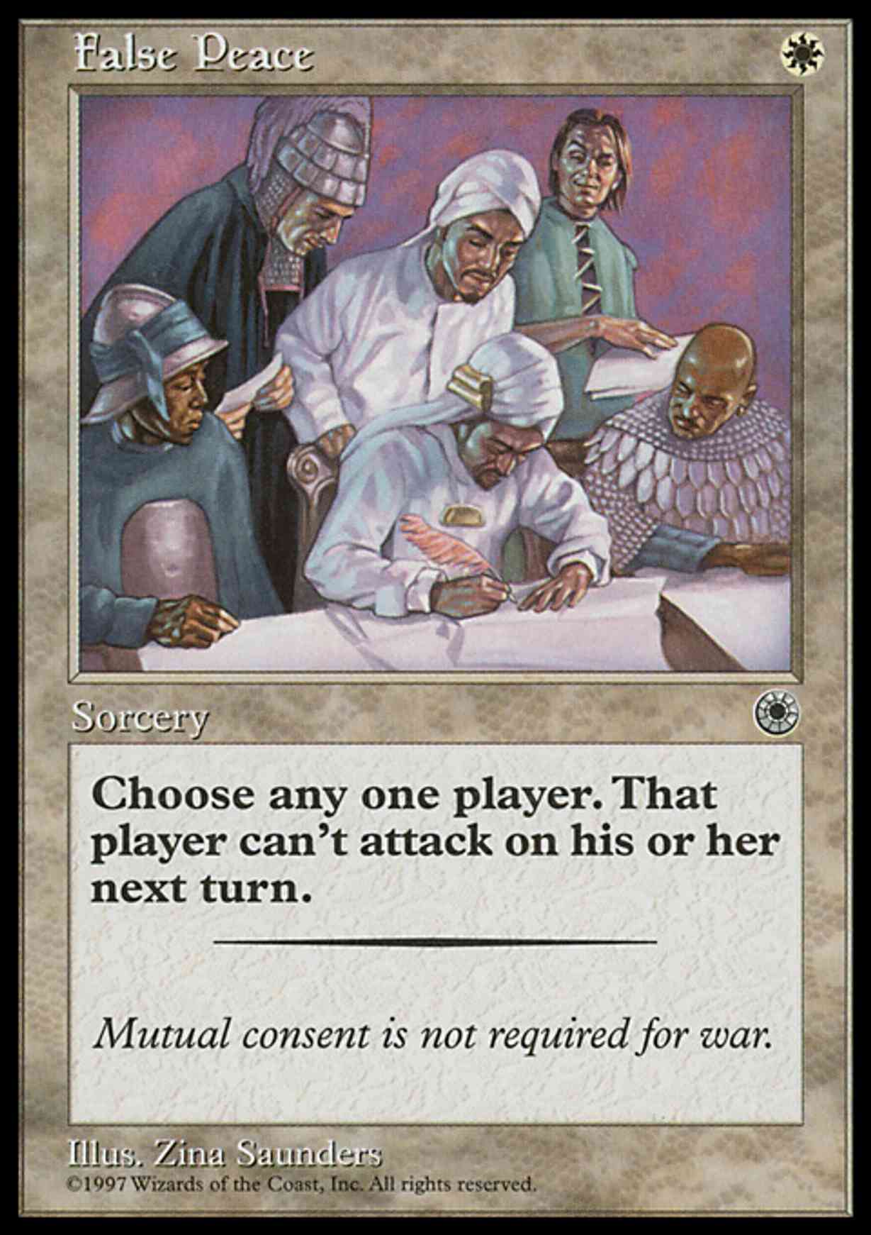 False Peace magic card front