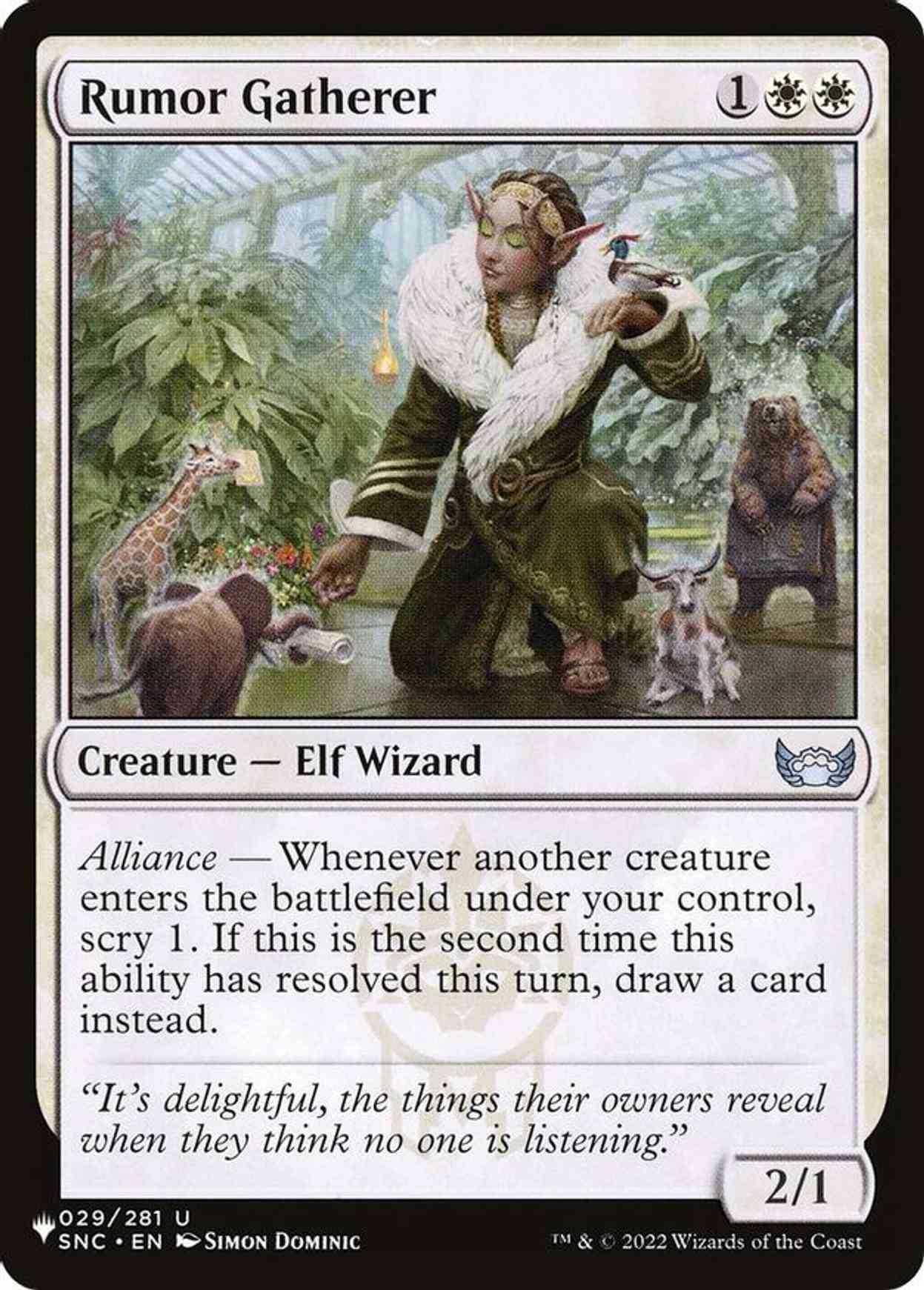 Rumor Gatherer magic card front