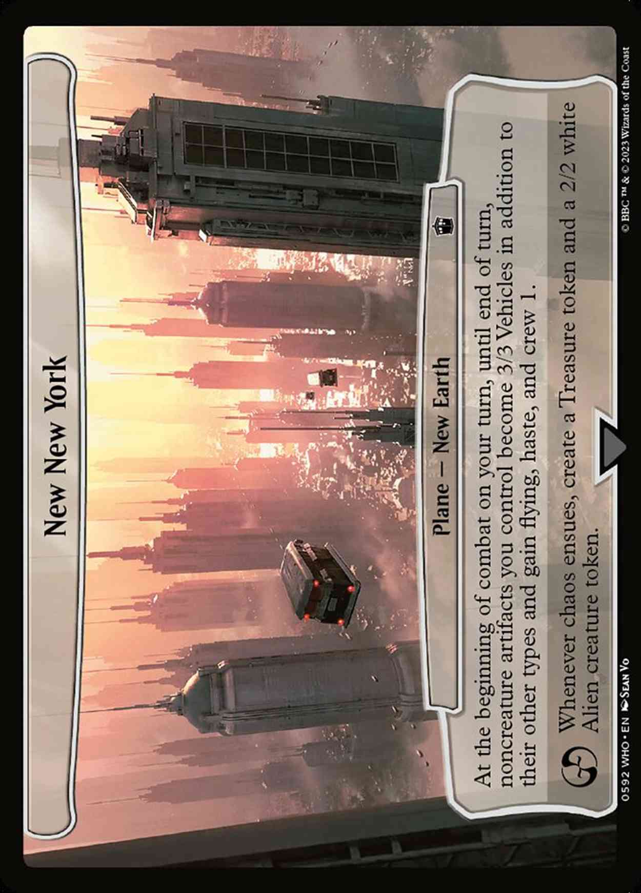 New New York magic card front