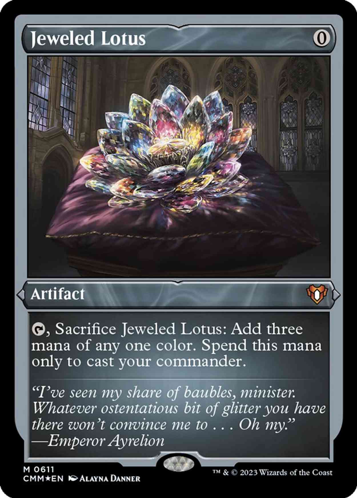 Jeweled Lotus (Foil Etched) magic card front