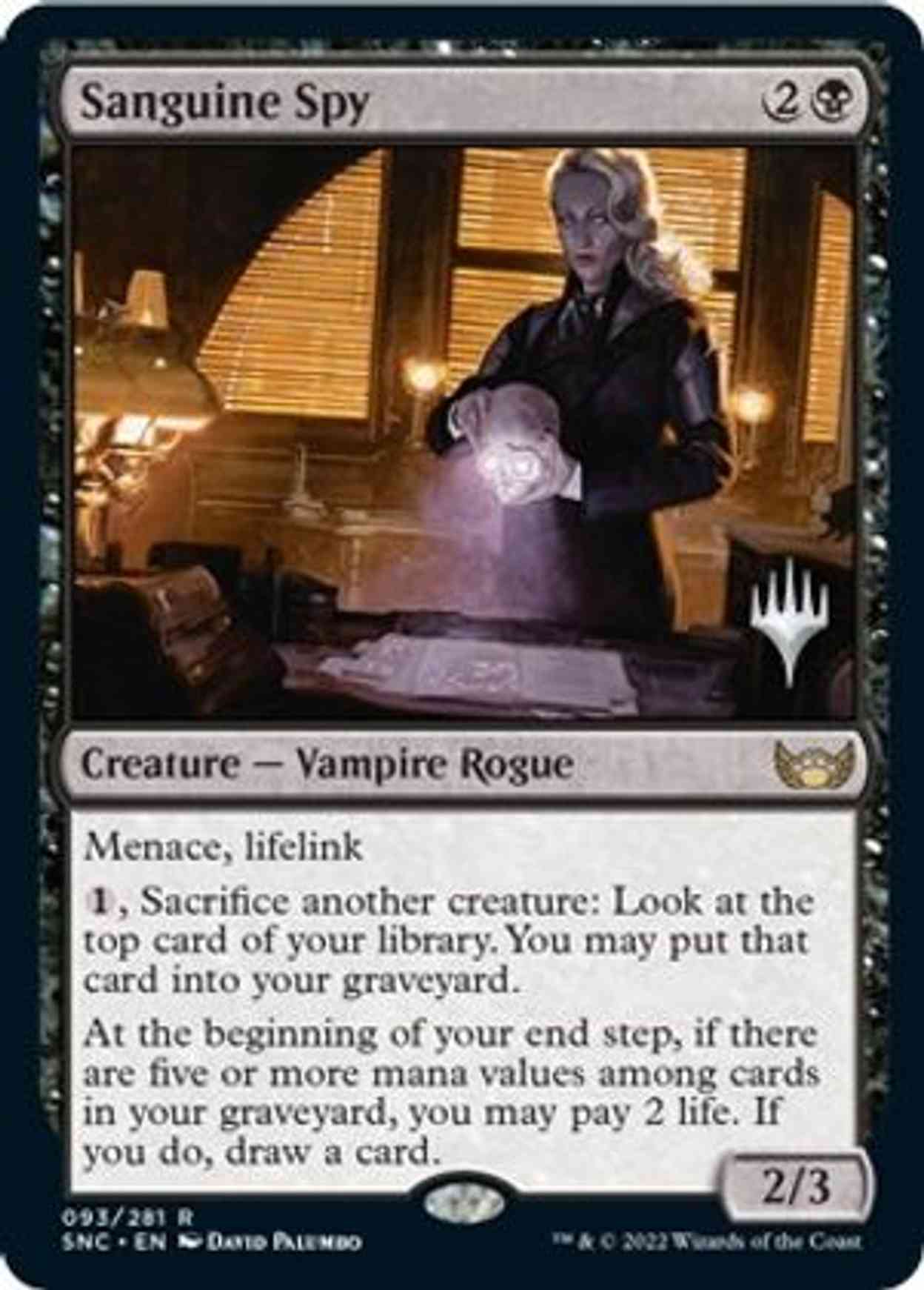 Sanguine Spy magic card front