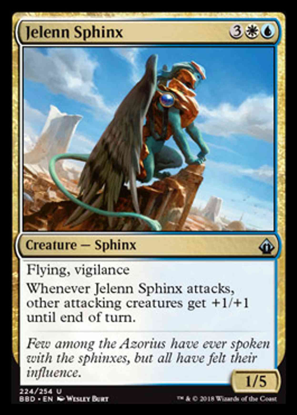 Jelenn Sphinx magic card front