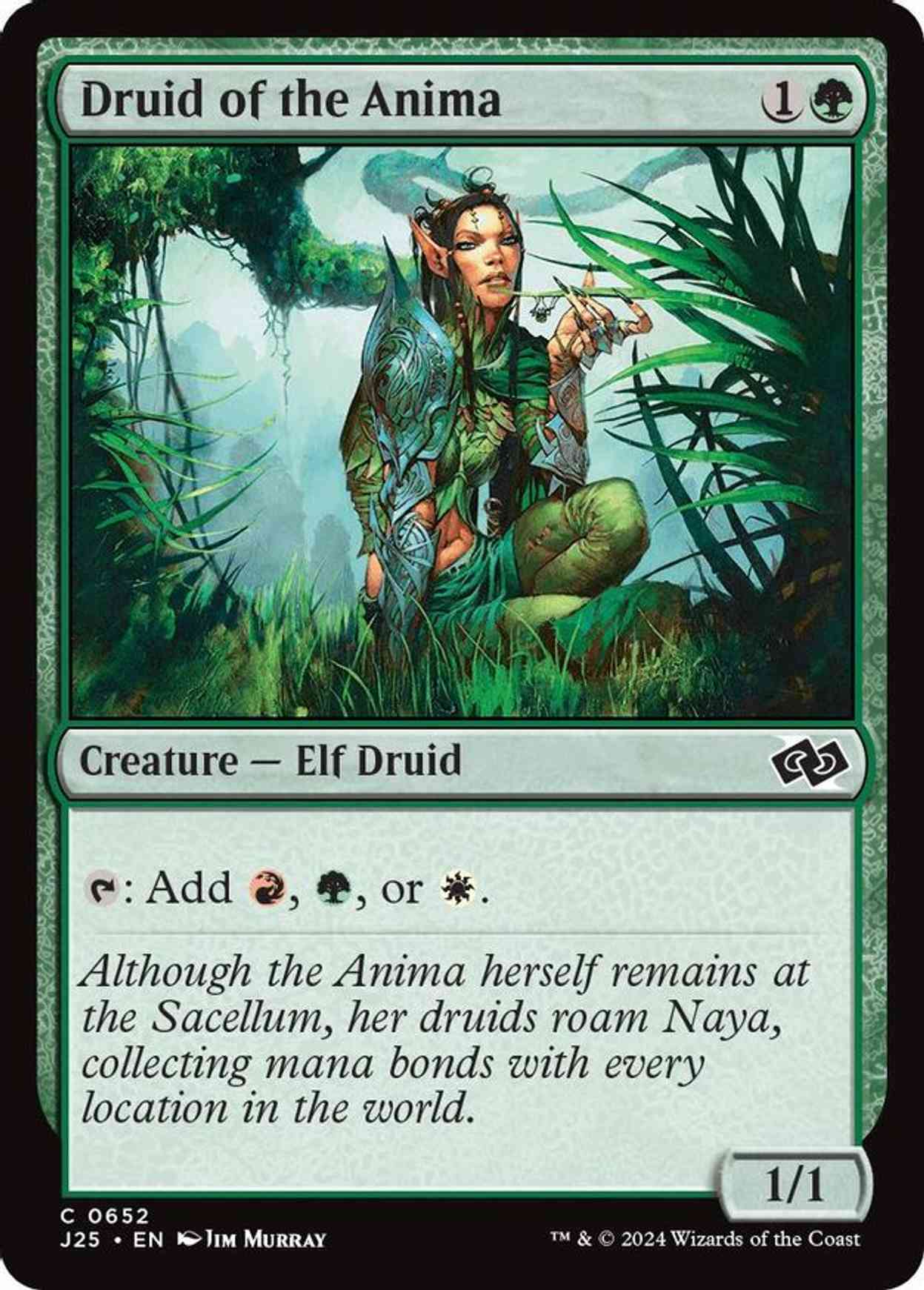 Druid of the Anima magic card front