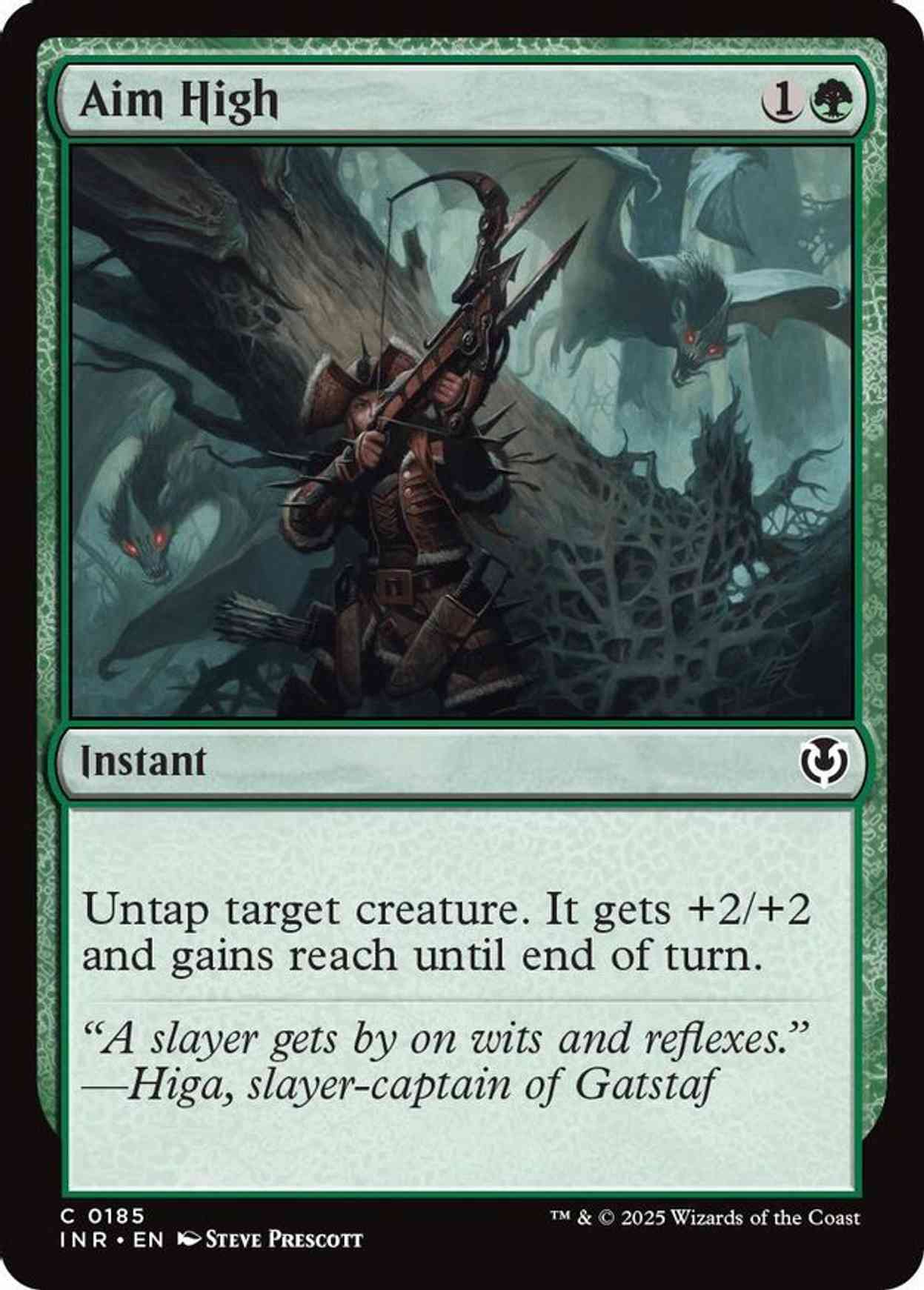 Aim High magic card front