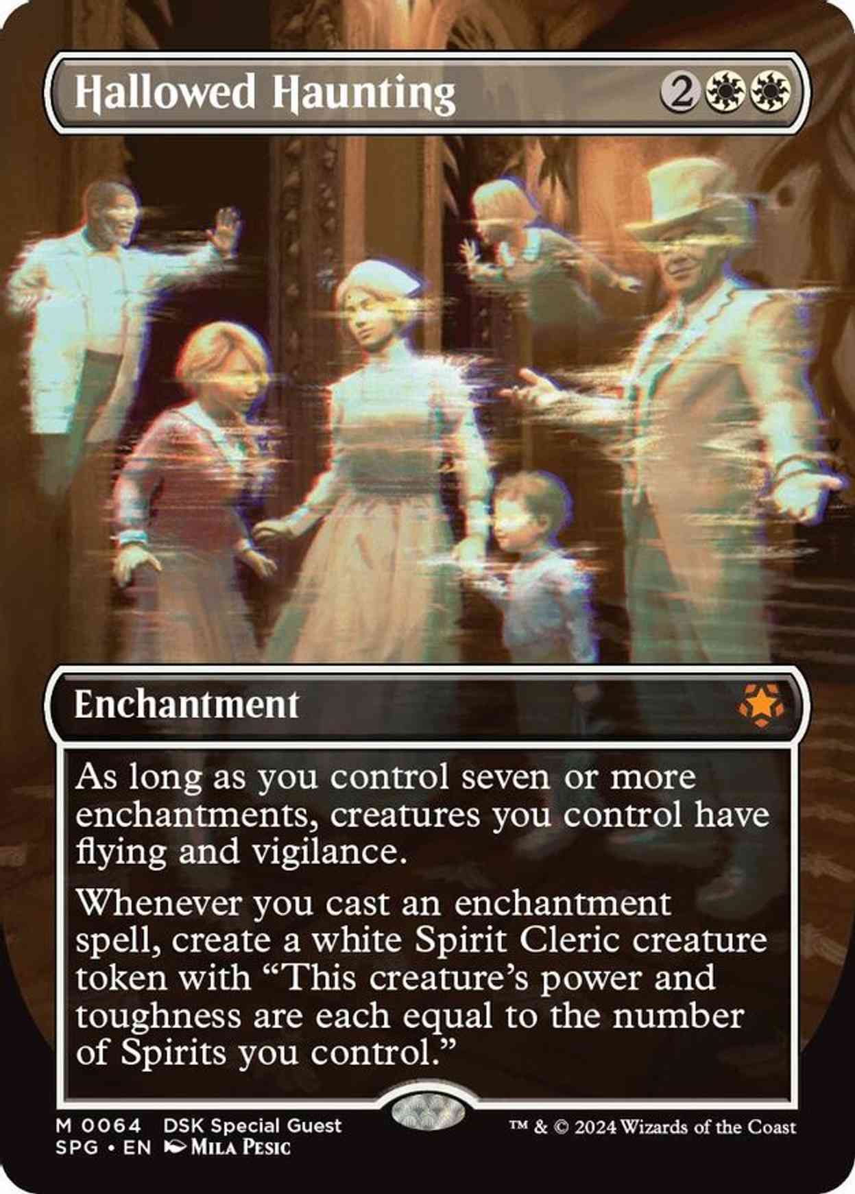 Hallowed Haunting (Borderless) magic card front