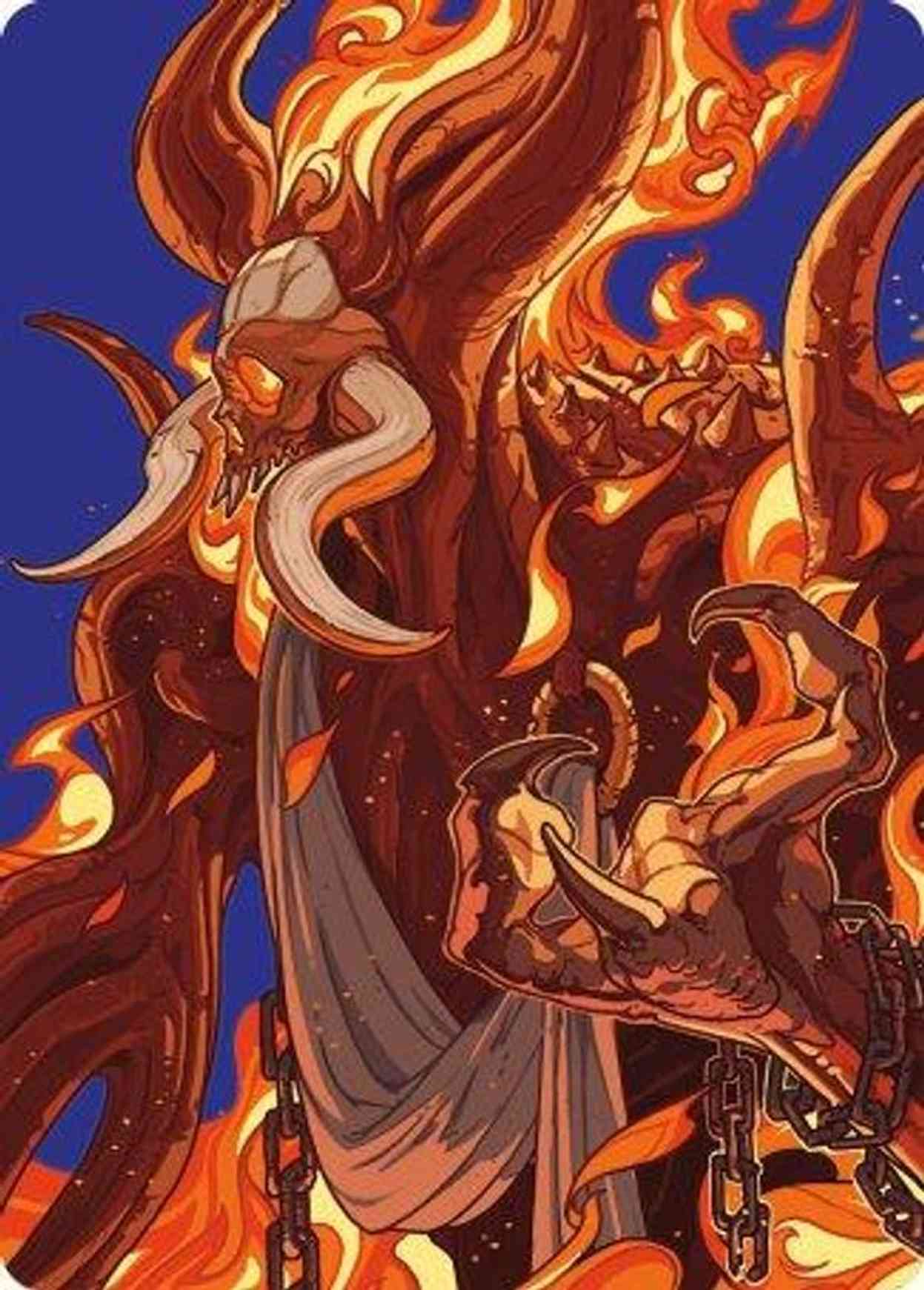 Phlage, Titan of Fire's Fury Art Card magic card front