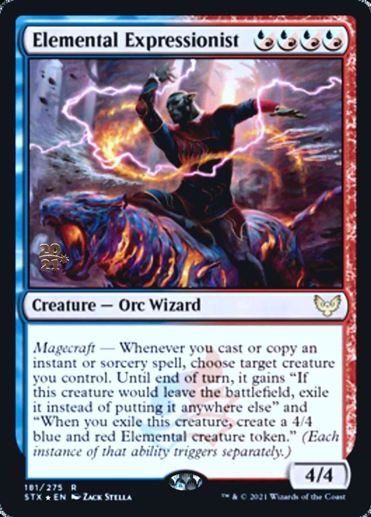 Elemental Expressionist magic card front
