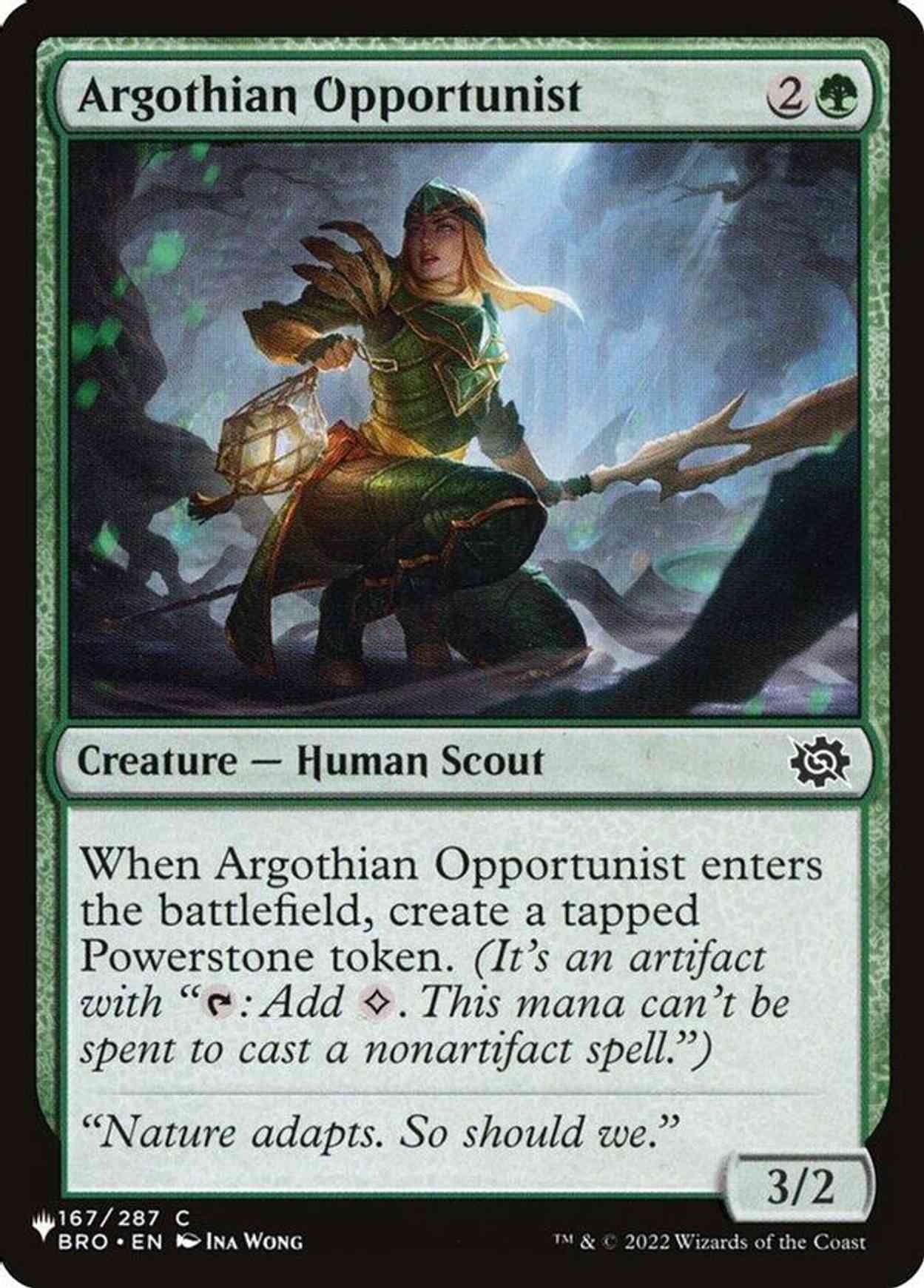 Argothian Opportunist magic card front