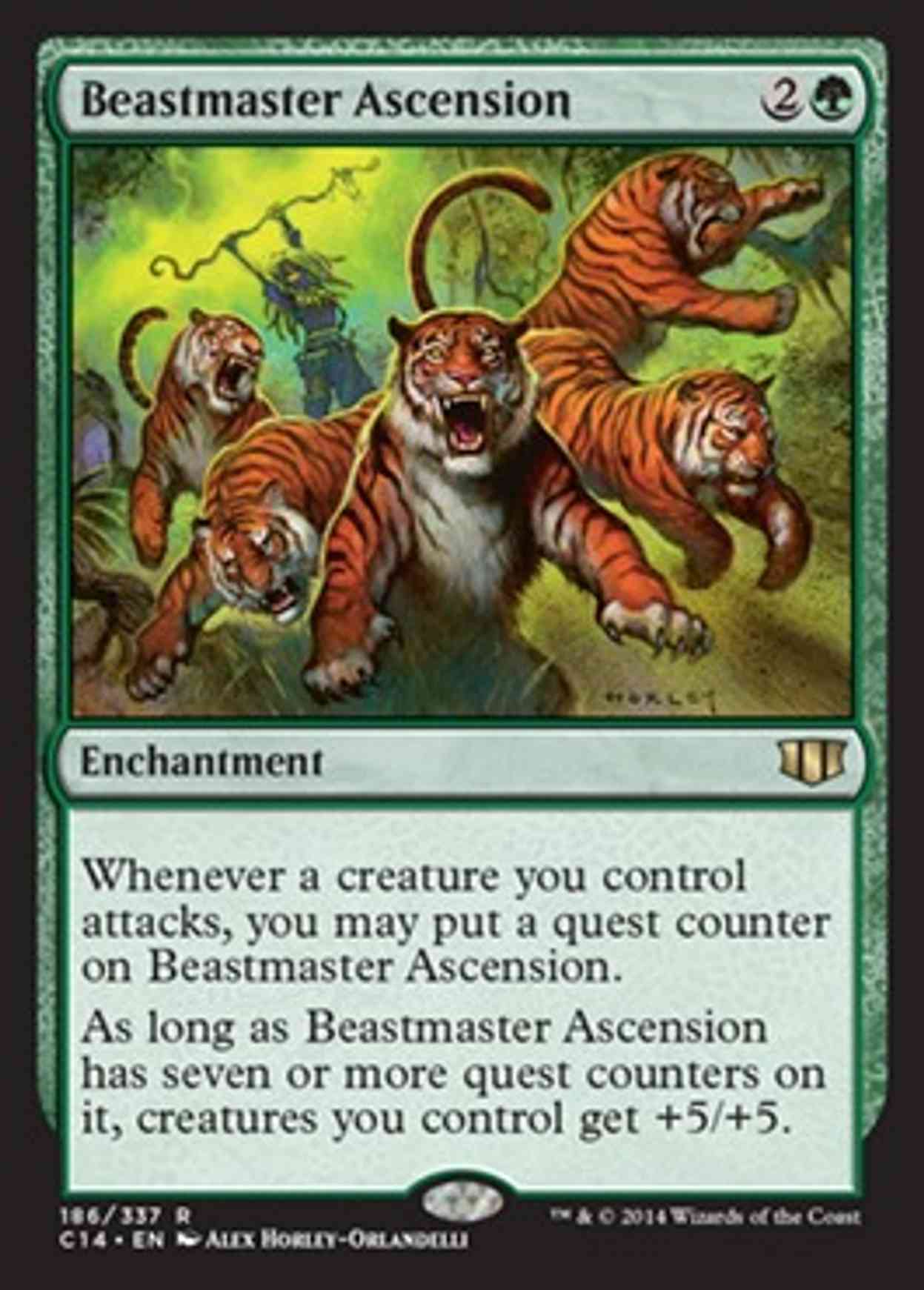 Beastmaster Ascension magic card front