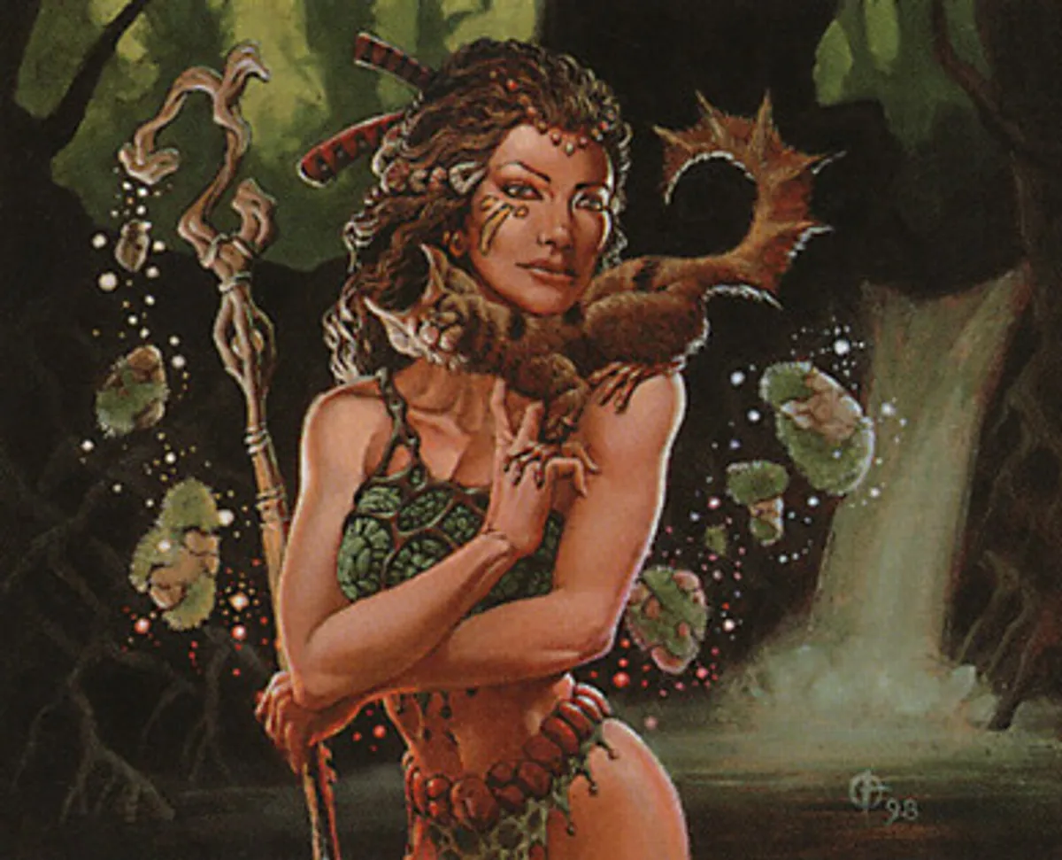 MTG アルゴスの女魔術師 / Argothian Enchantress 4枚 アルゴスの女魔術師/Argothian Enchantress》[EMA] 緑R | 日本