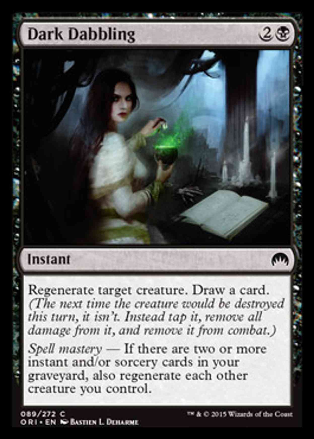 Dark Dabbling magic card front