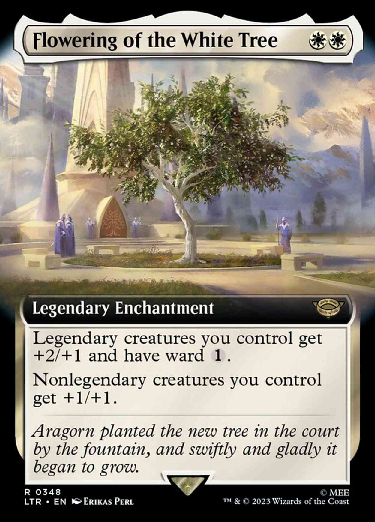 Flowering of the White Tree (Extended Art) magic card front