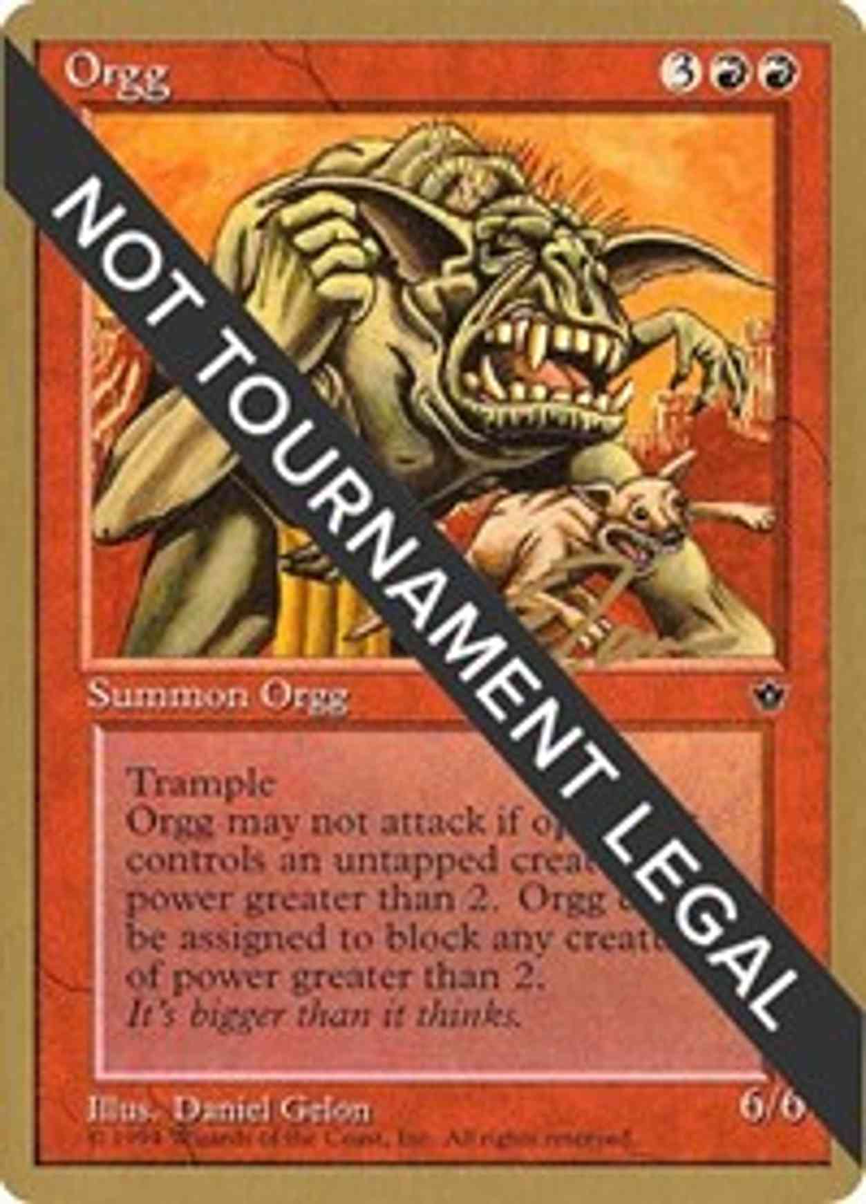Orgg - 1996 Eric Tam (FEM) Price from mtg World Championship Decks