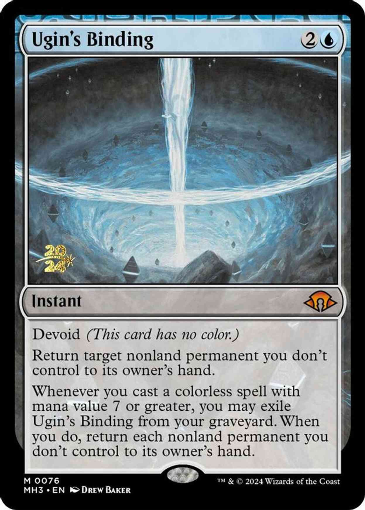 Ugin's Binding magic card front