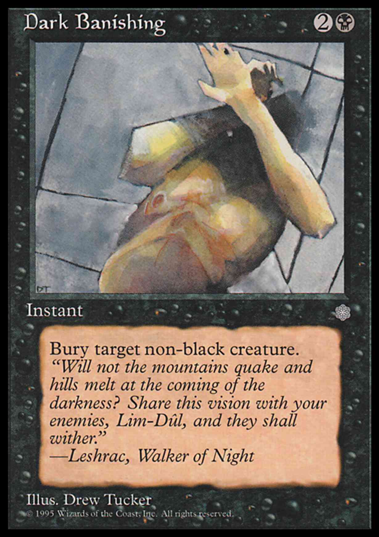 Dark Banishing magic card front
