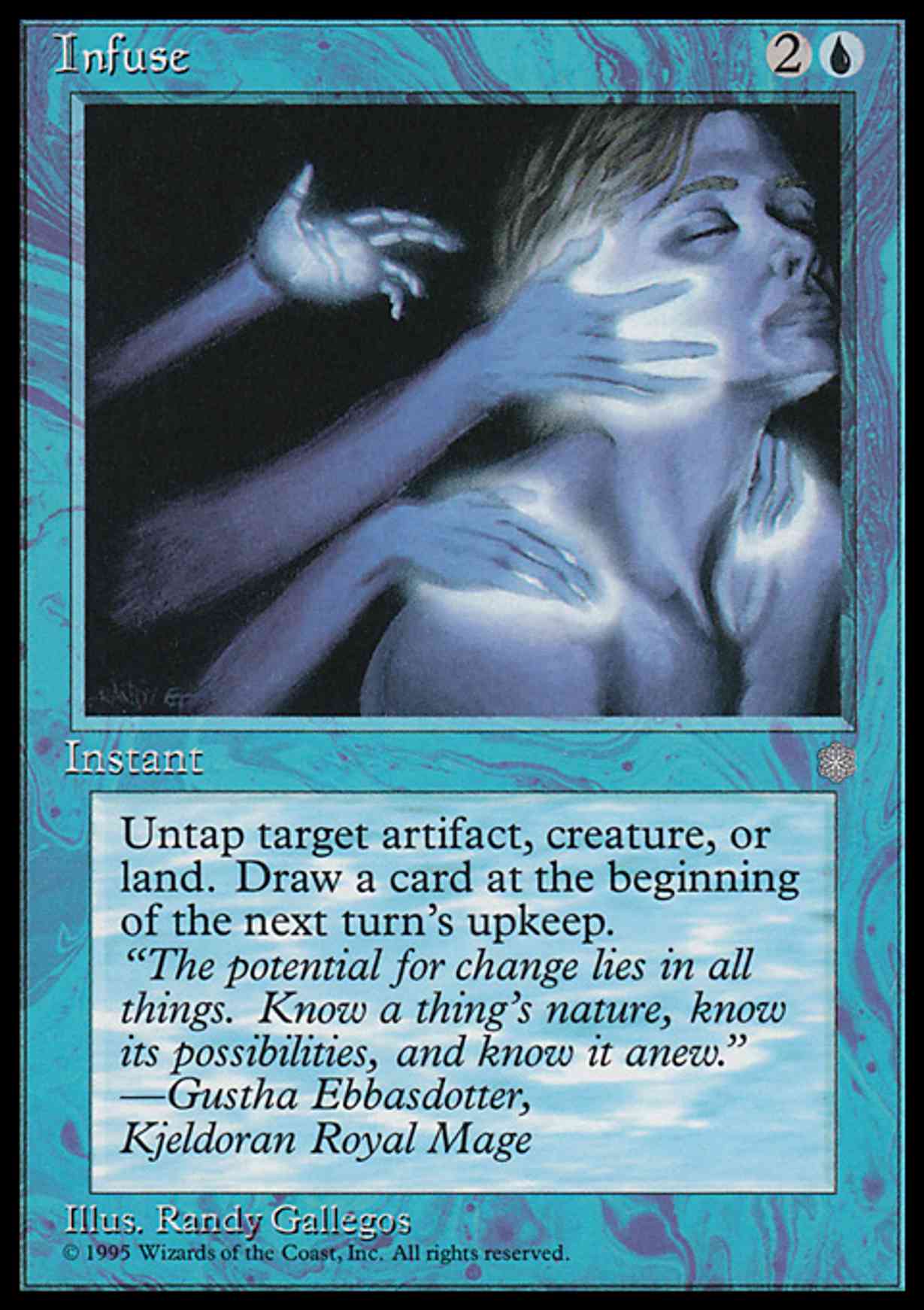 Infuse magic card front