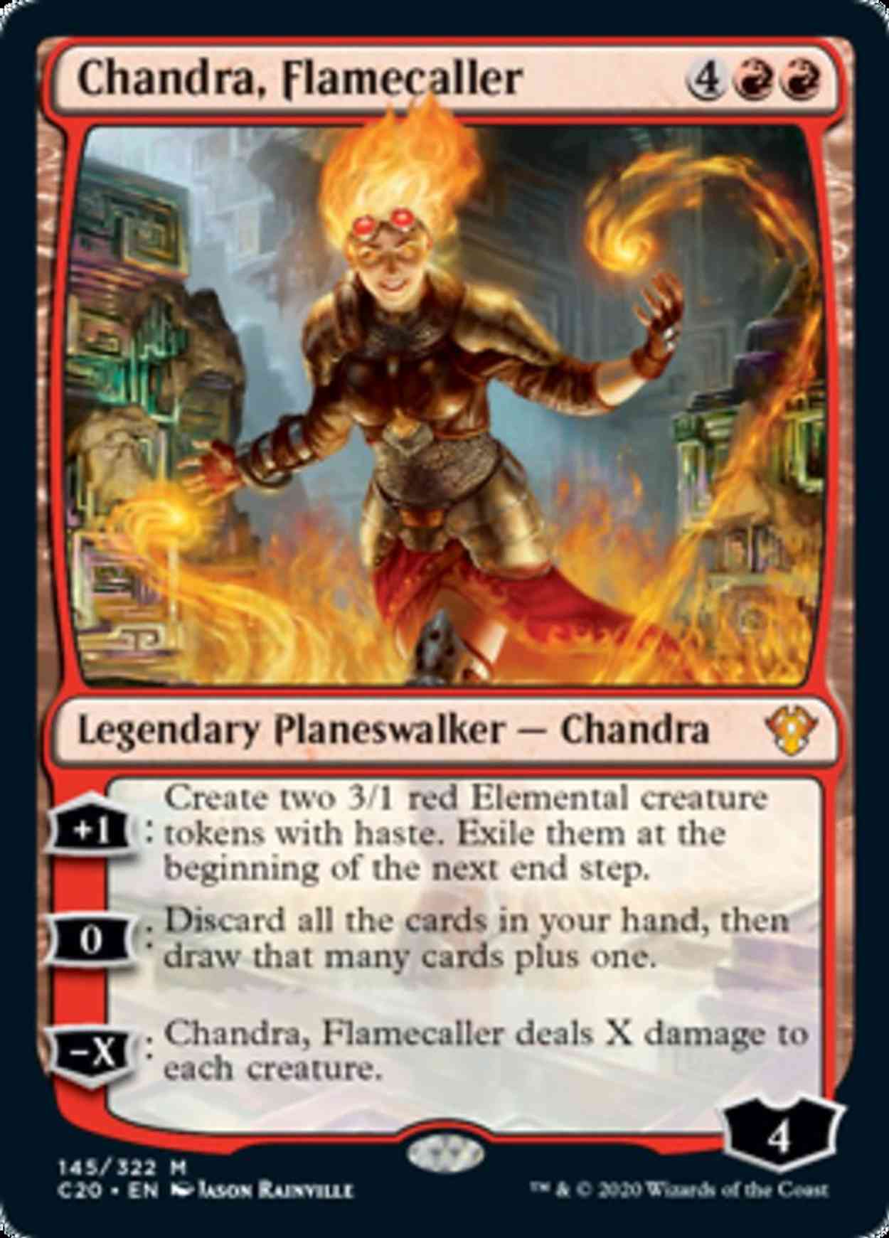 Chandra, Flamecaller magic card front