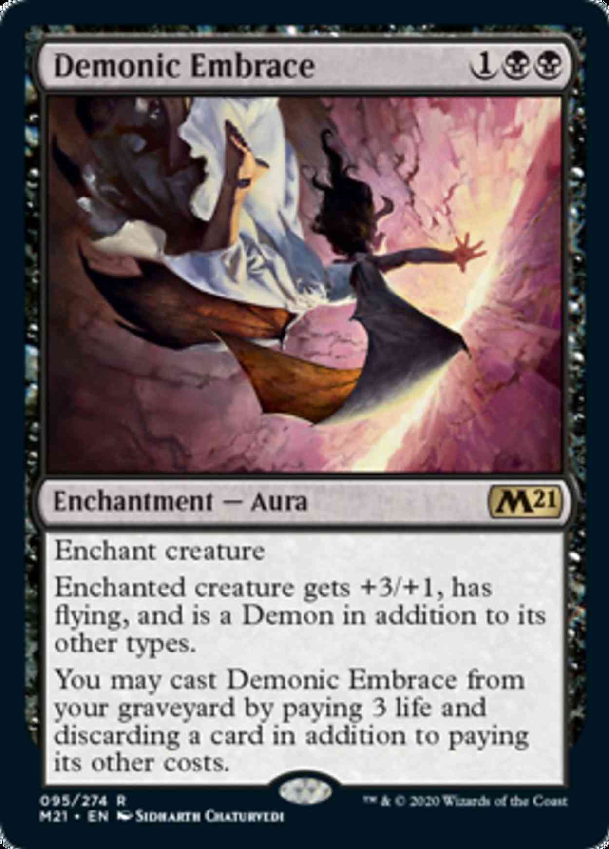 Demonic Embrace magic card front