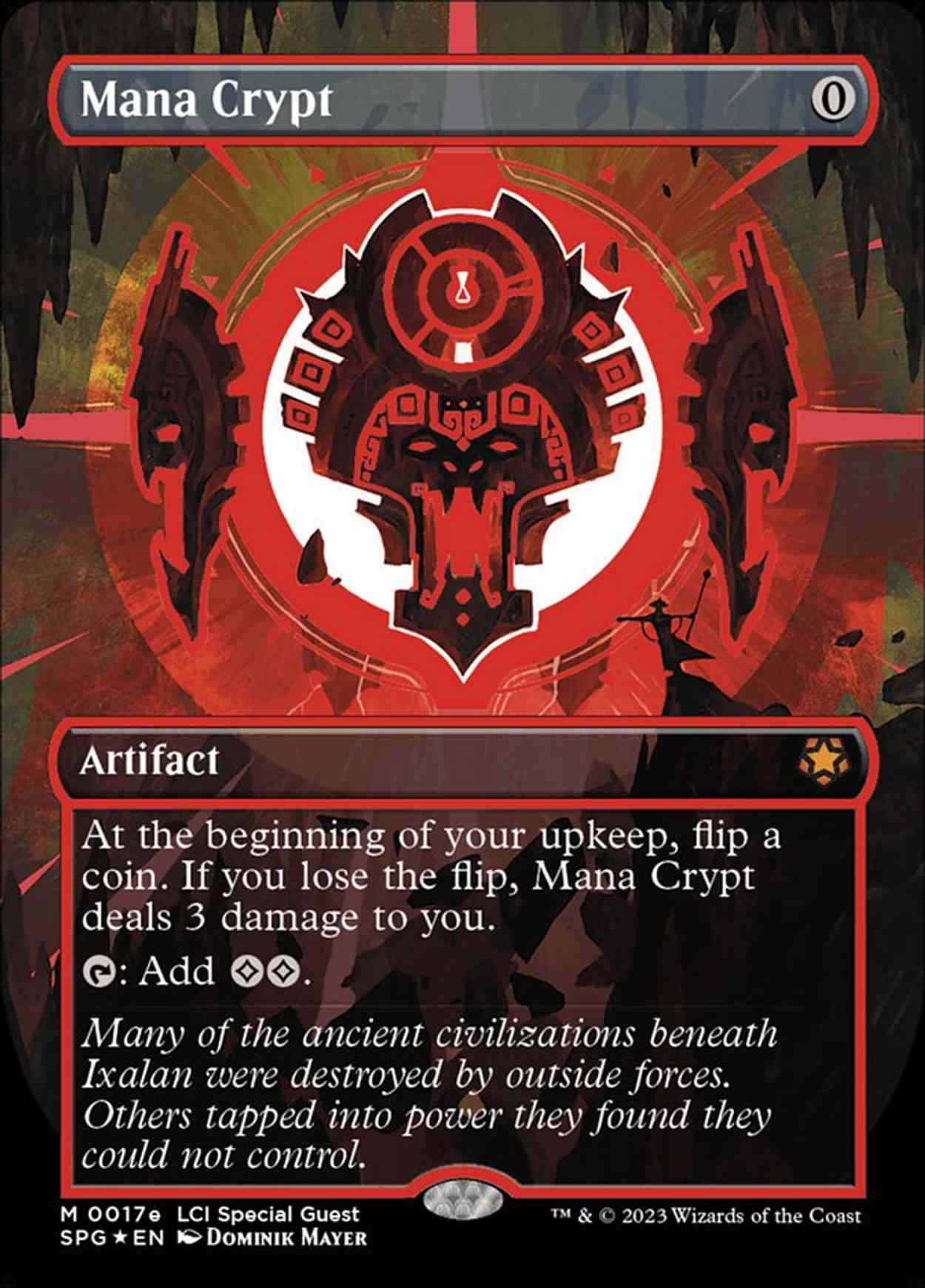 Mana Crypt (0017e) (Borderless) magic card front