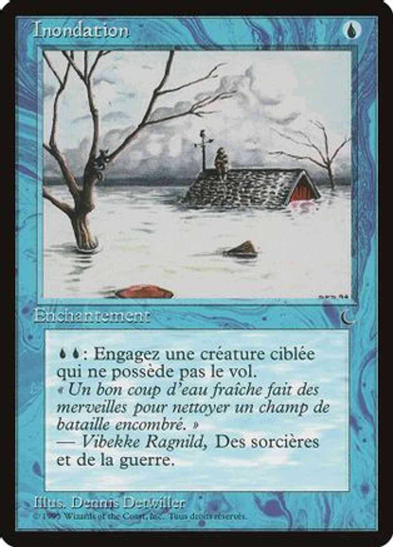 Flood (French) - "Inondation" magic card front