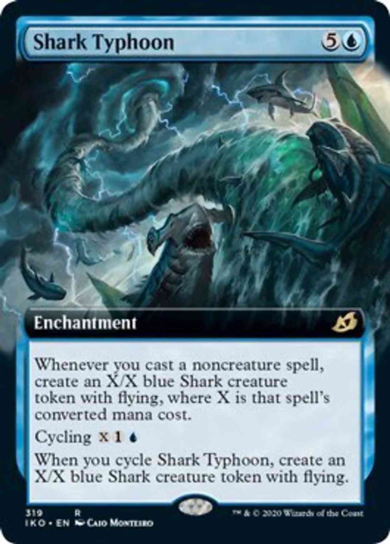 Shark Typhoon (Extended Art) magic card front