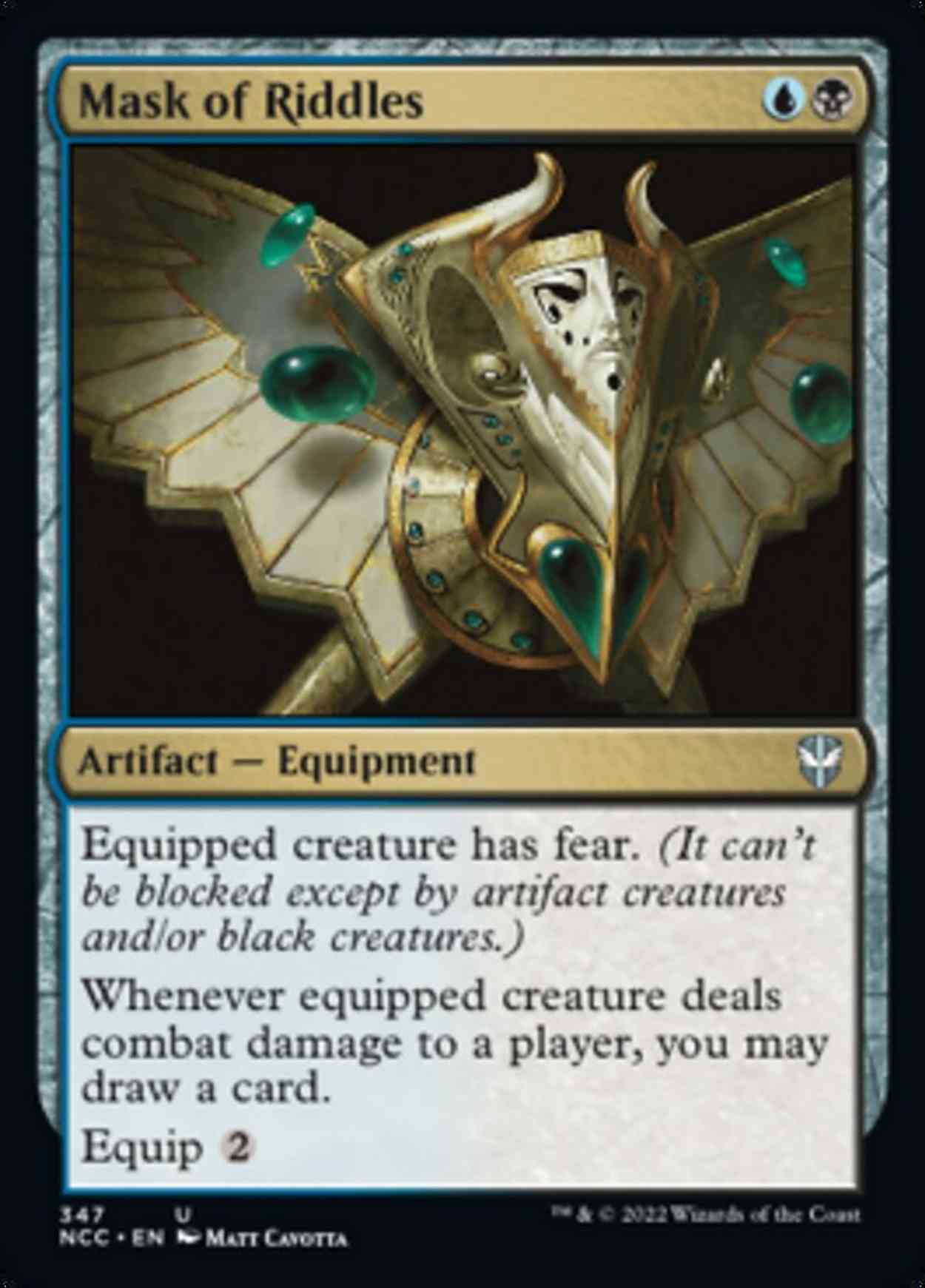 Mask of Riddles magic card front