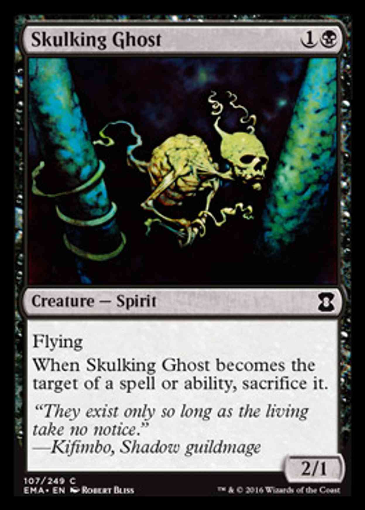 Skulking Ghost magic card front