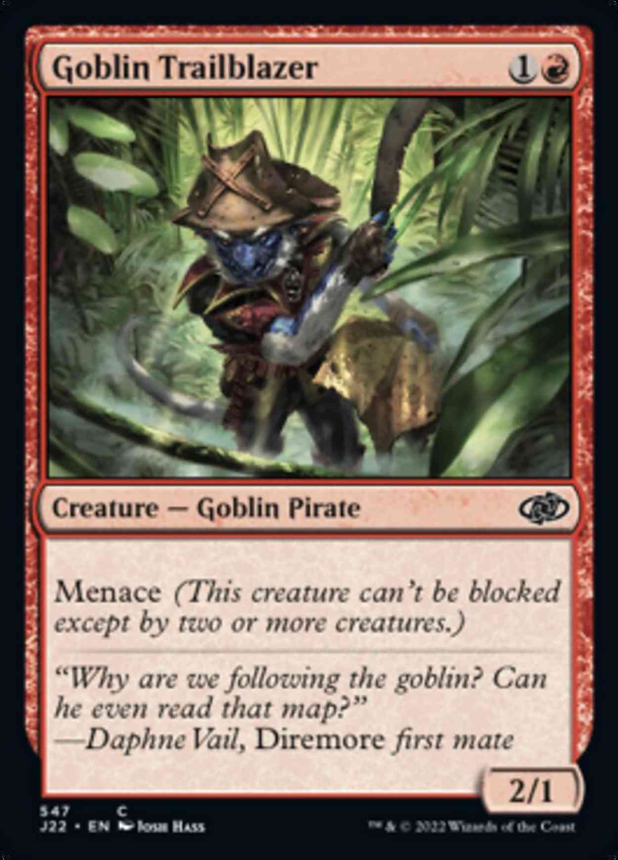 Goblin Trailblazer magic card front