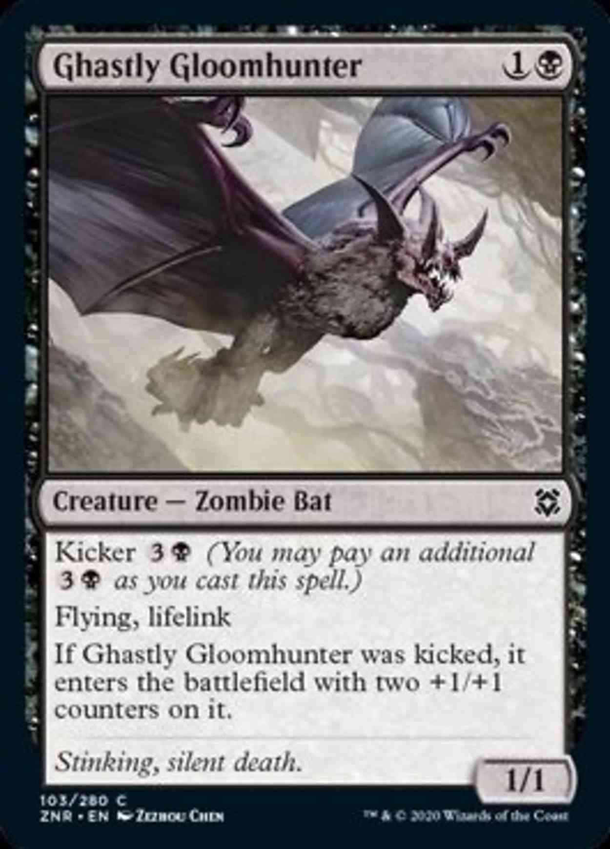 Ghastly Gloomhunter magic card front