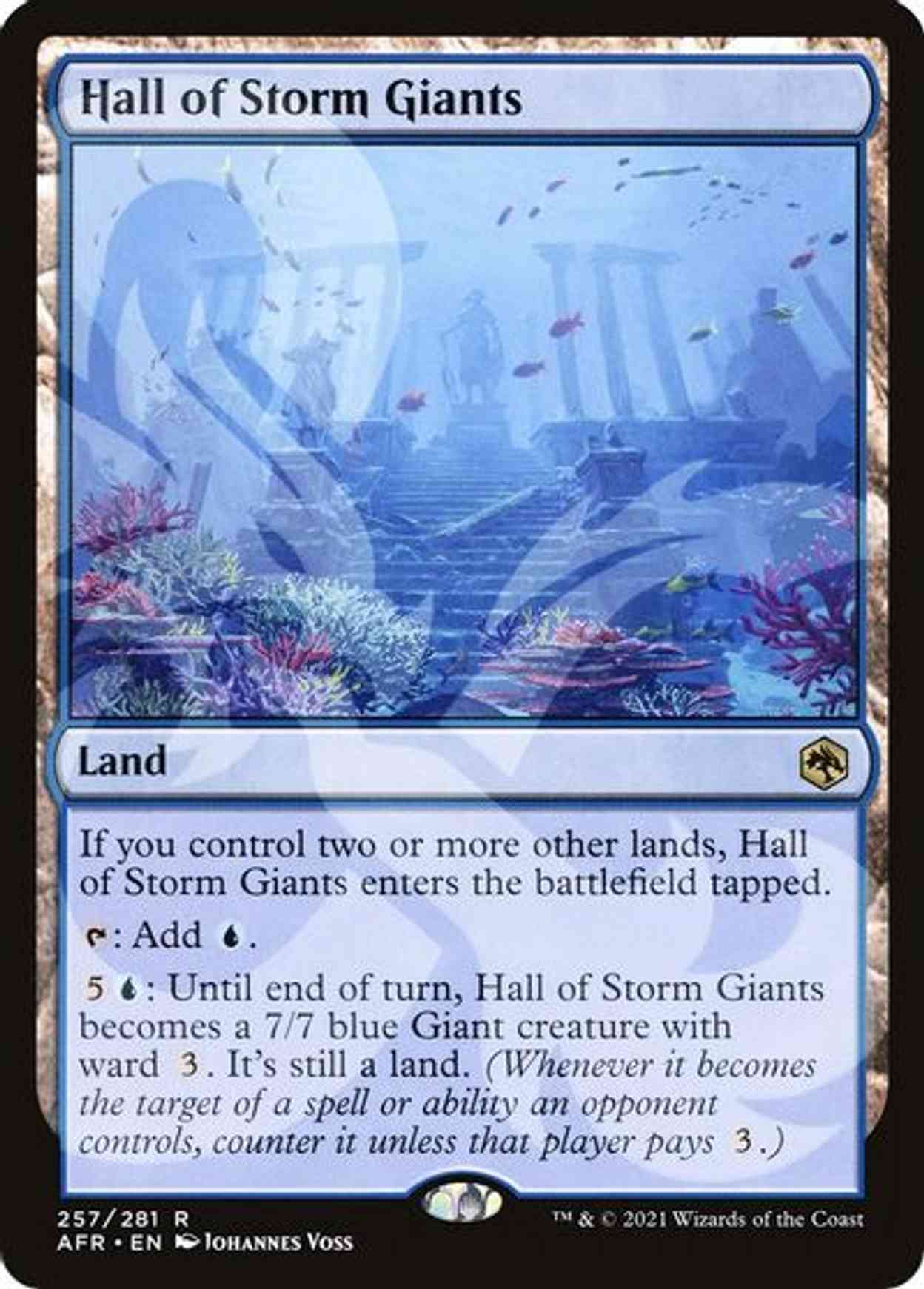 Hall of Storm Giants magic card front