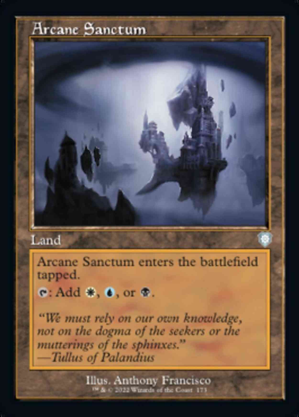Arcane Sanctum magic card front