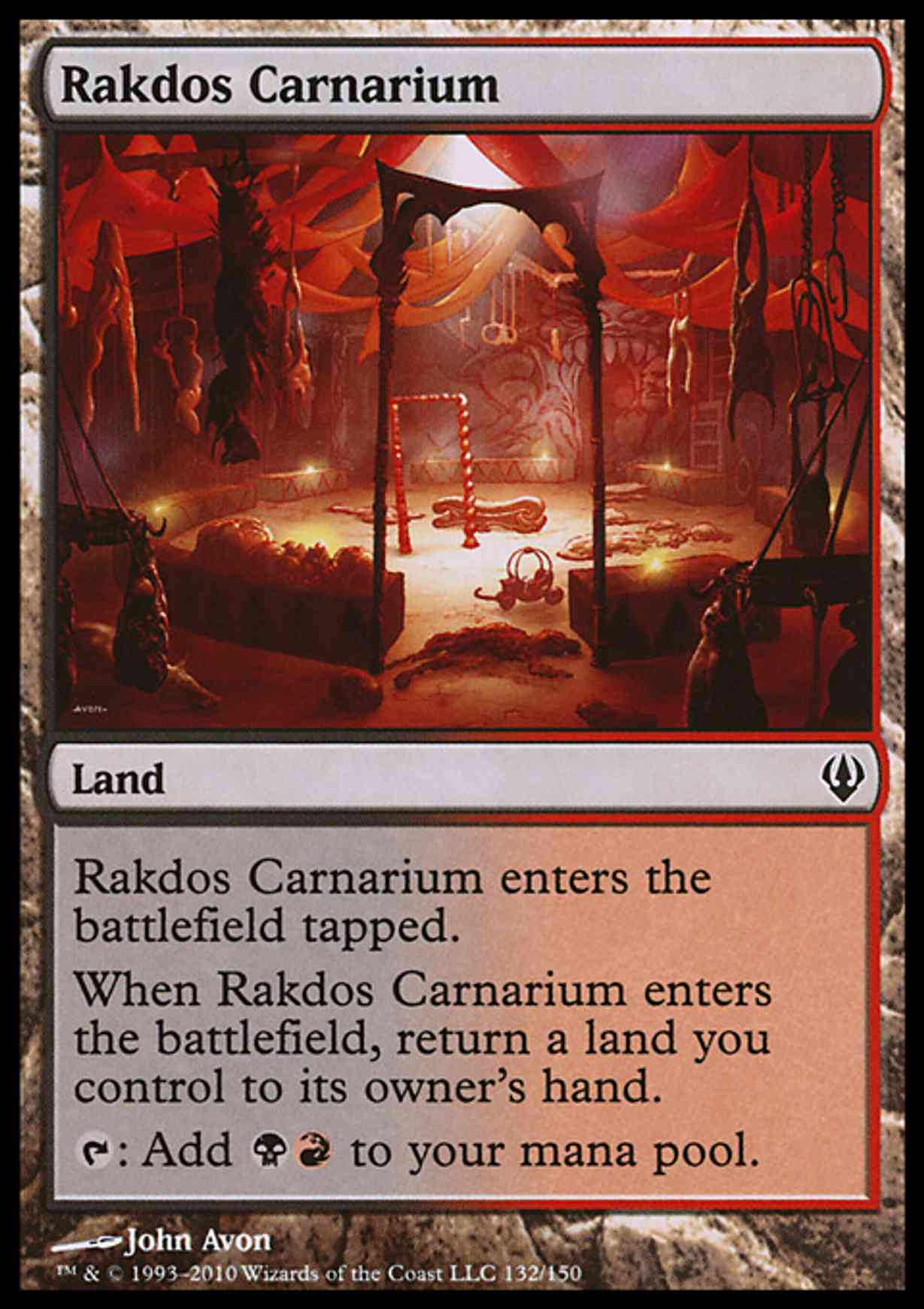 Rakdos Carnarium magic card front