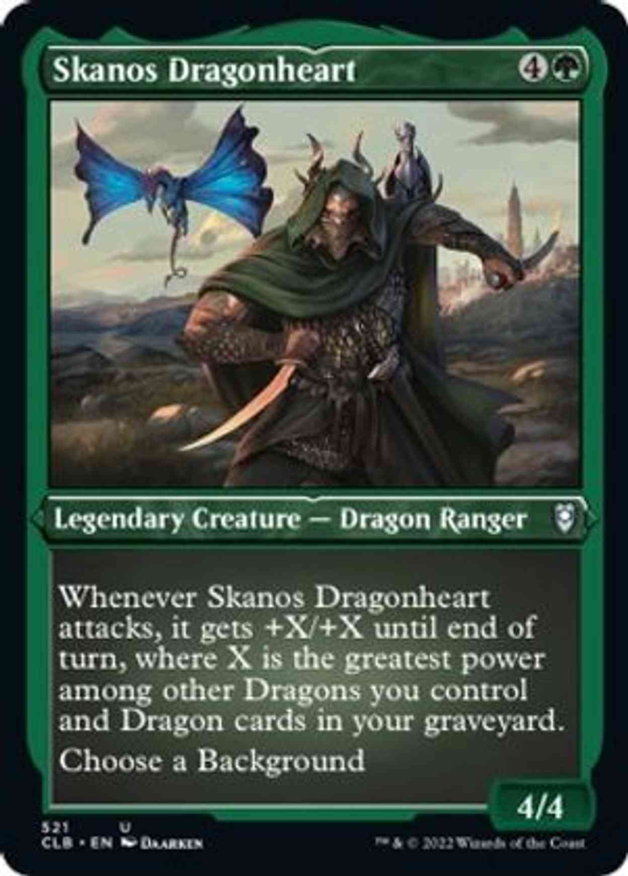 Skanos Dragonheart (Foil Etched) magic card front