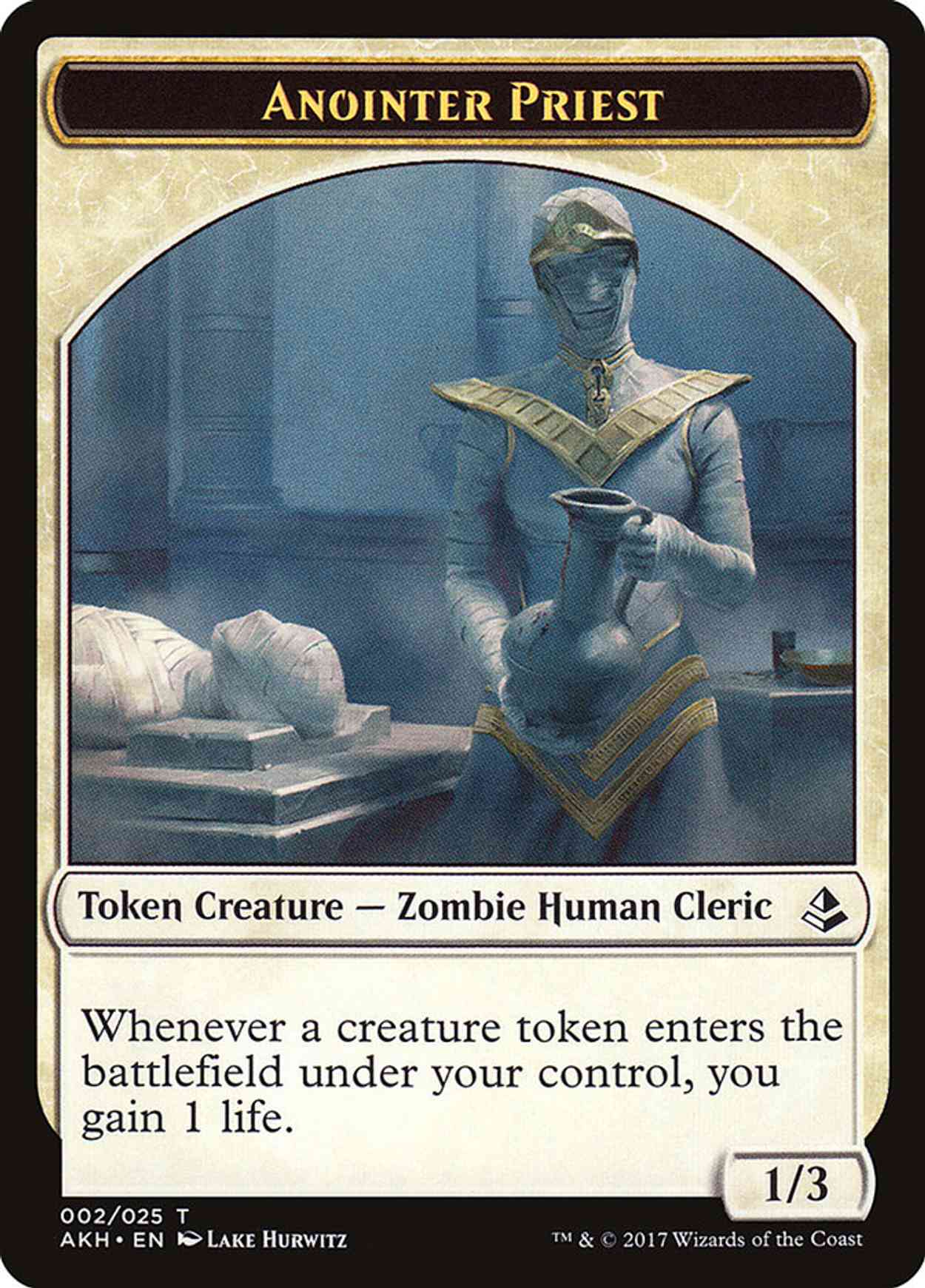 Anointer Priest // Drake Token magic card front