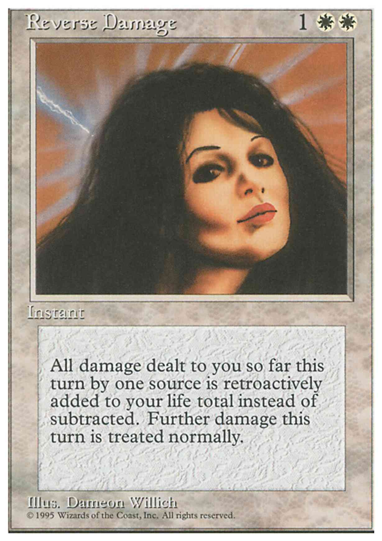 Reverse Damage magic card front