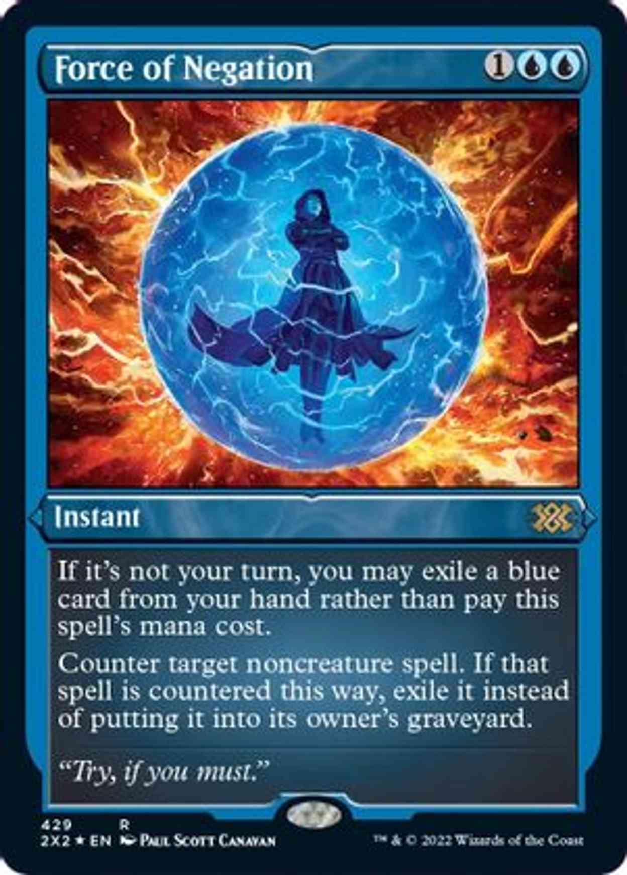 Force of Negation (Foil Etched) magic card front