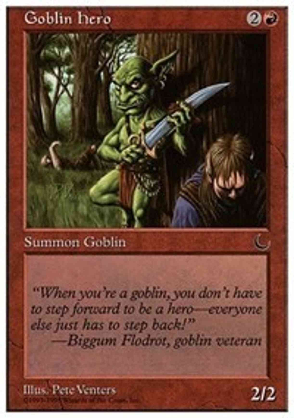 Goblin Hero magic card front