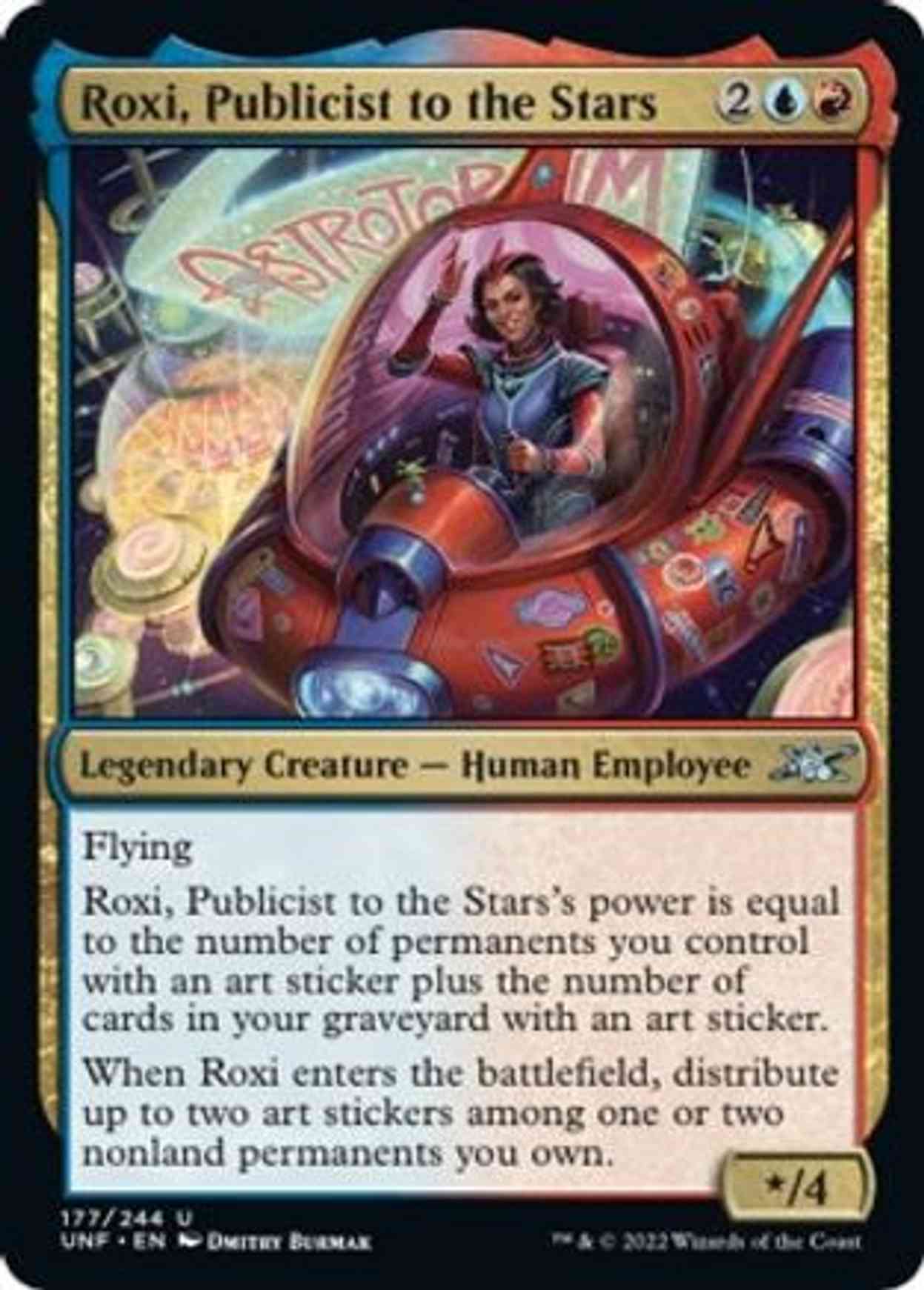 Roxi, Publicist to the Stars magic card front