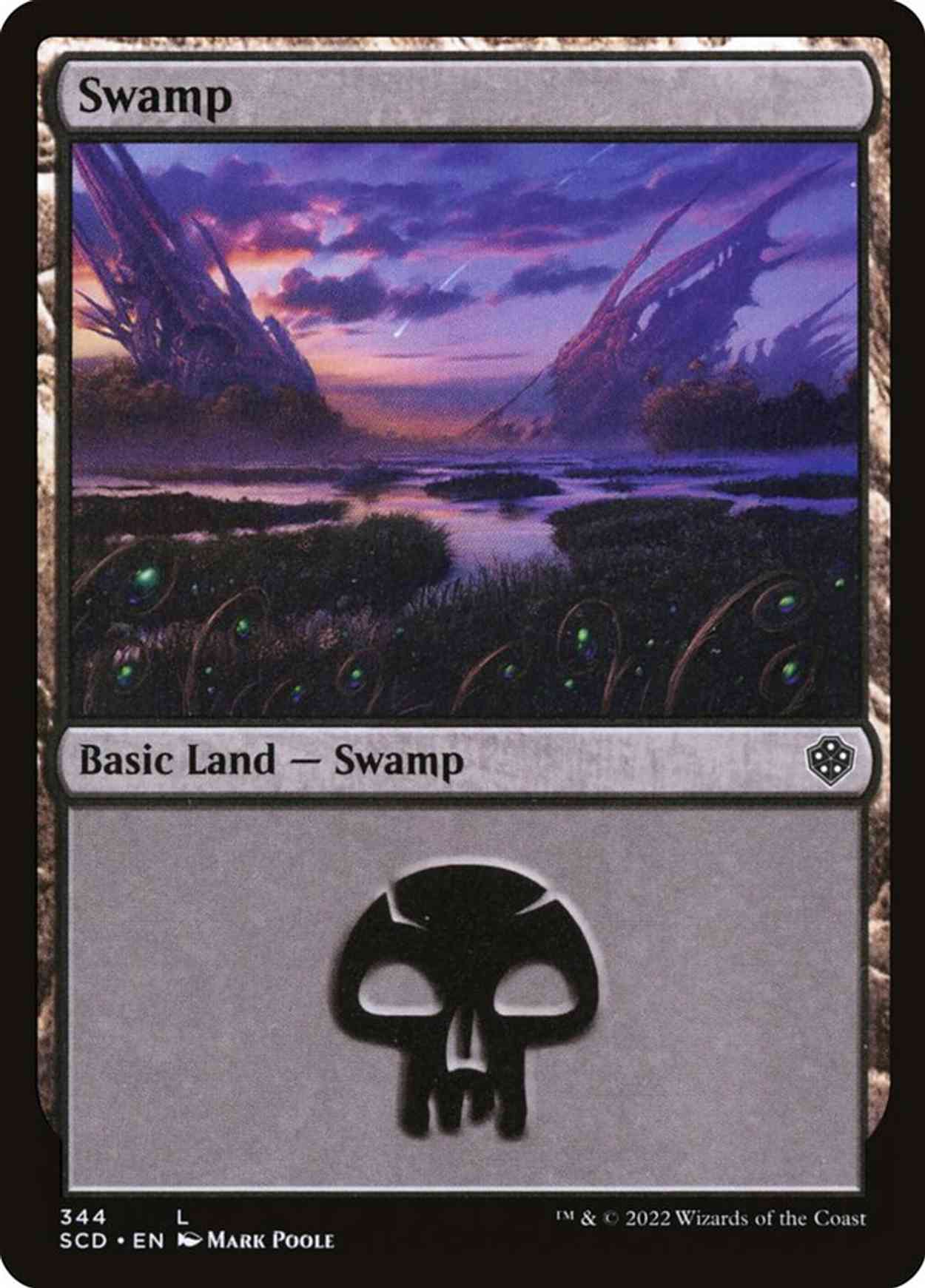 Swamp (344) magic card front