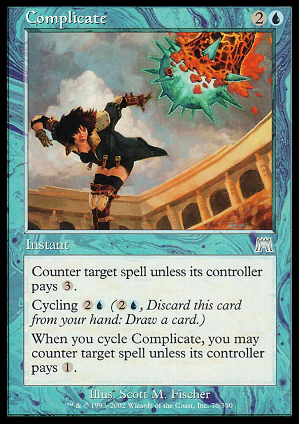 Complicate magic card front